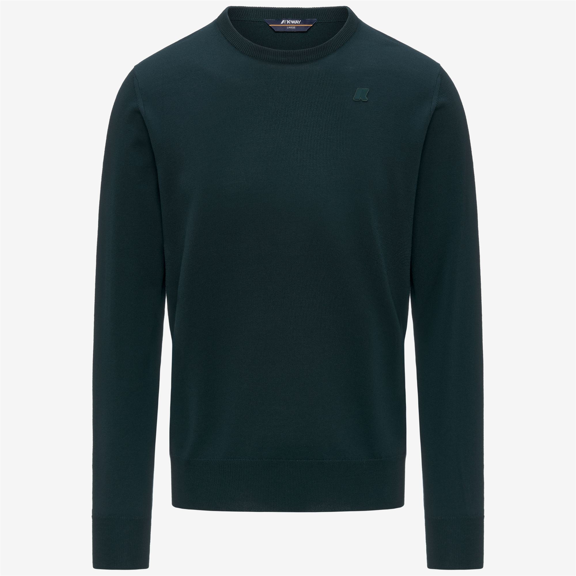 SEBASTIEN MERINO - KNITWEAR - Pull Over - Man - GREEN PONDEROSA
