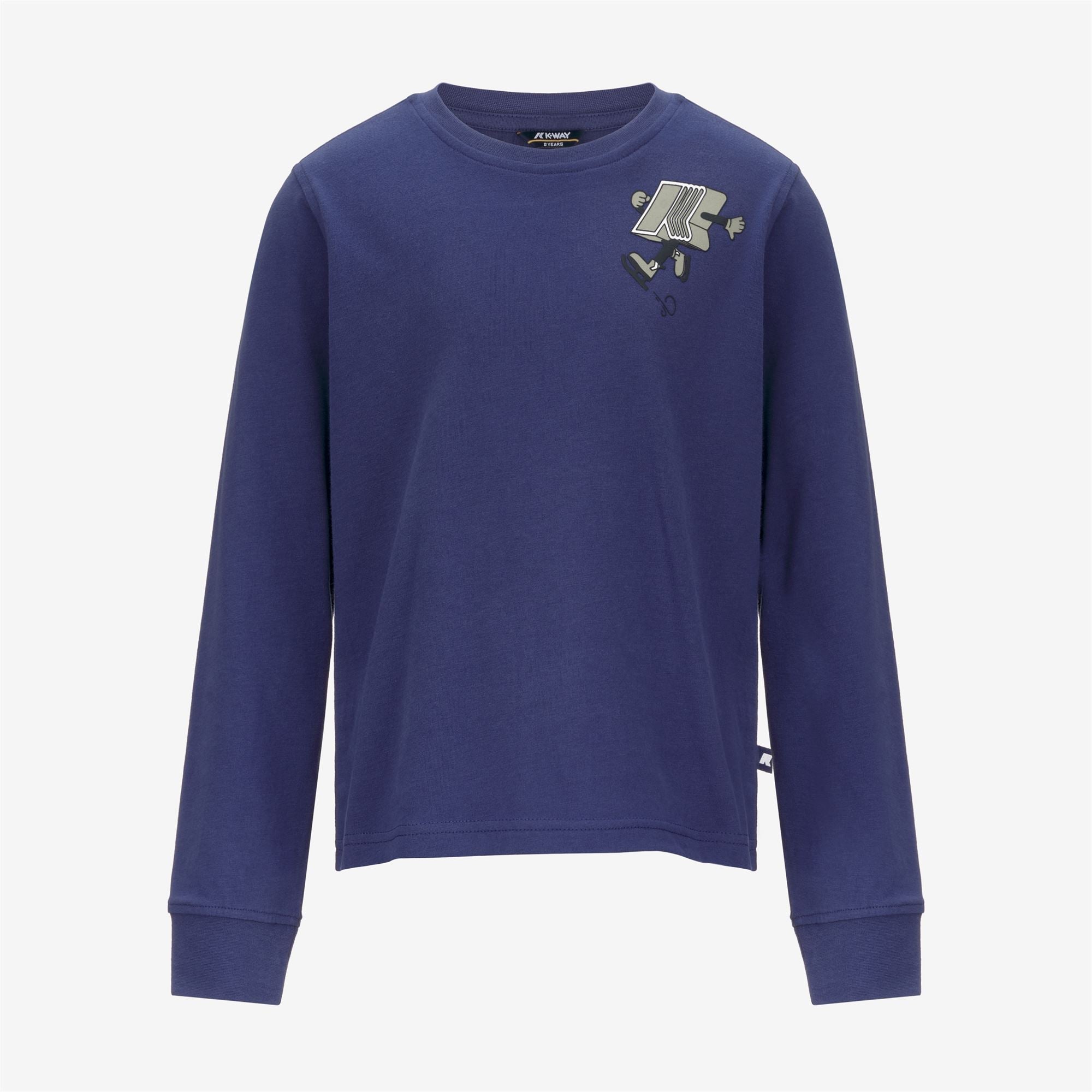 P. ELMER K ICE SKATE PEACH - T-ShirtsTop - T-Shirt - Boy - BLUE DEEP COBALT
