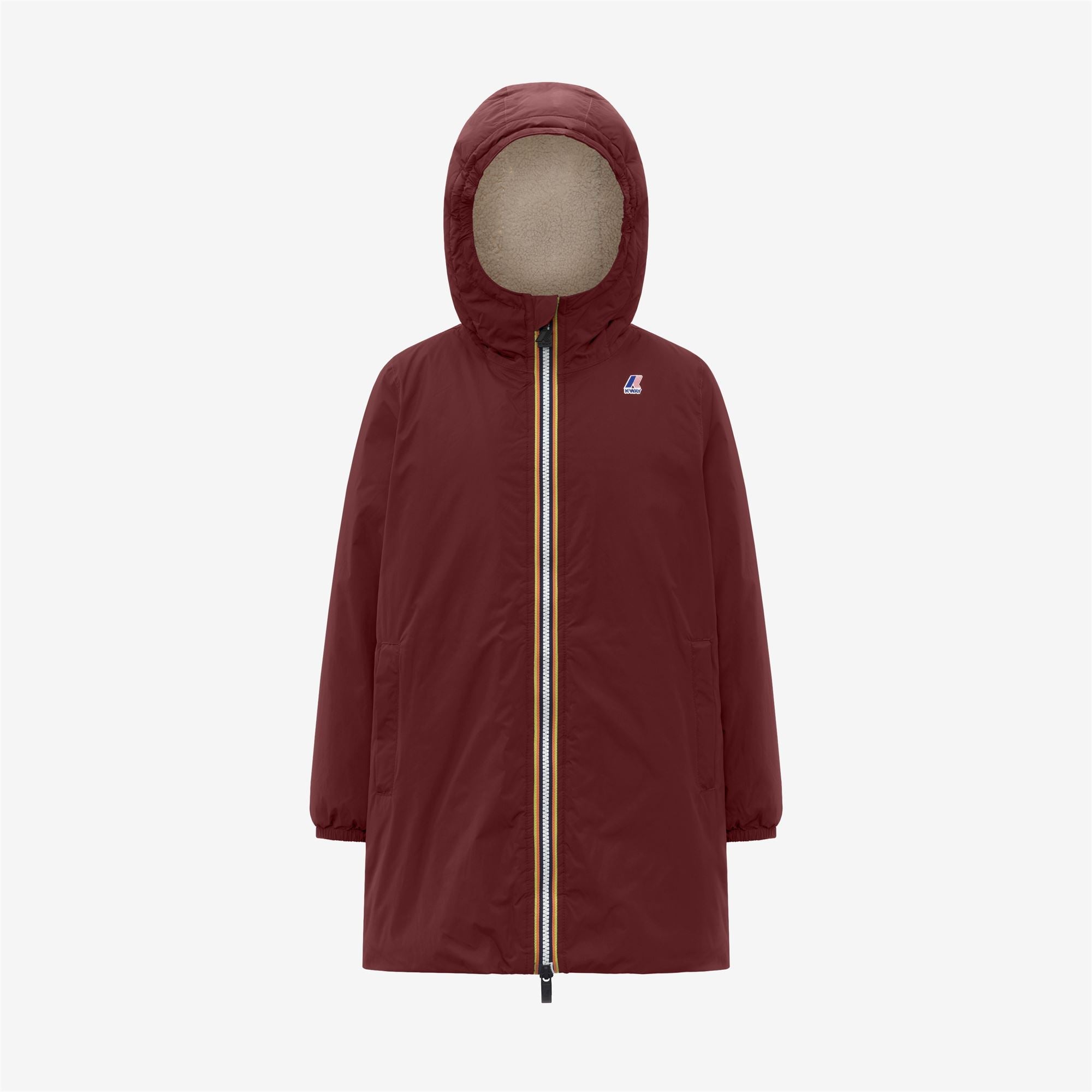 P. LE VRAI 4.0 EIFFEL ORSETTO - Jackets - 3/4 LENGTH - Kid unisex - RED SYRAH