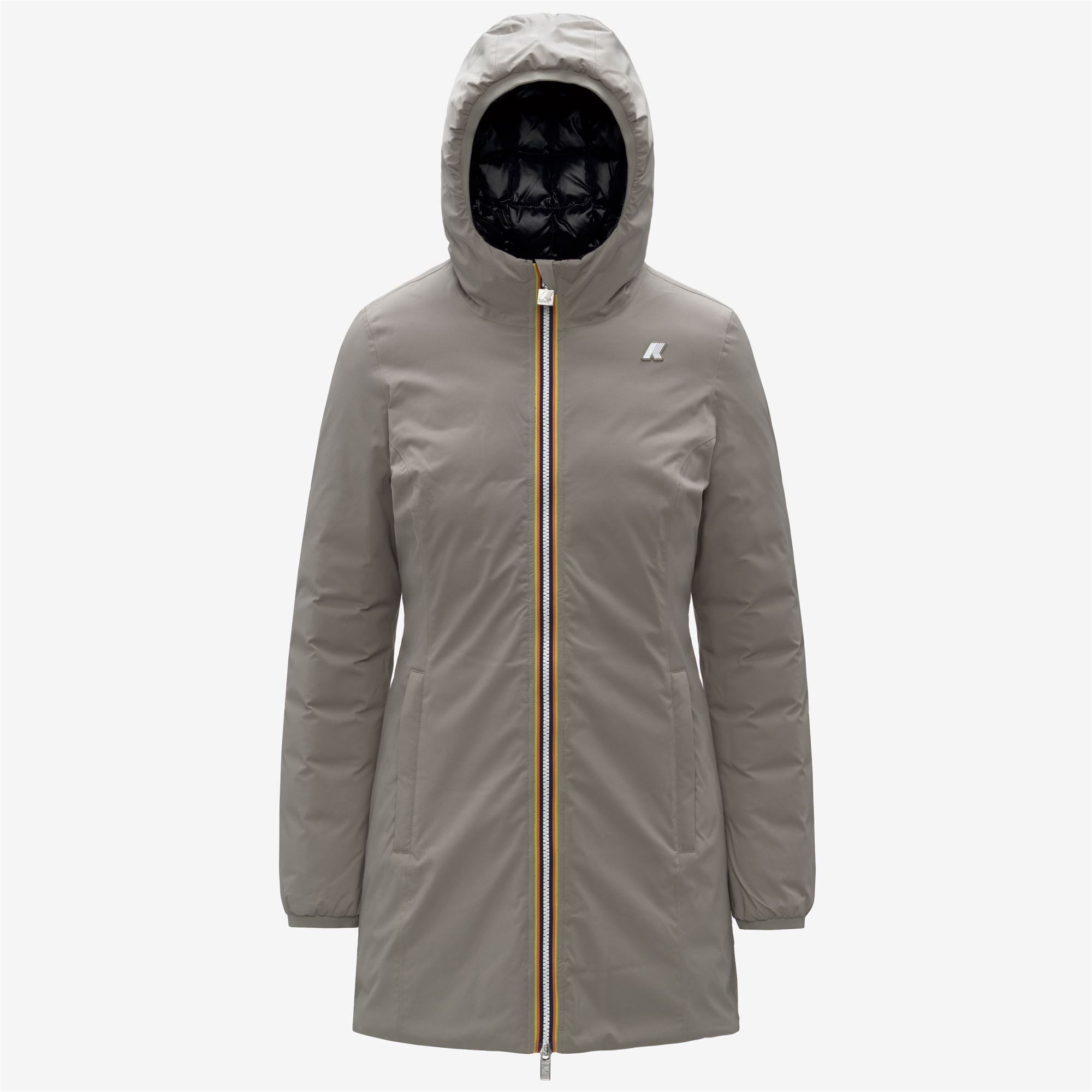 DENISE ST THERMO REVERSIBLE - Jackets - 3/4 LENGTH - Woman - GREEN OAK-BLACK PURE