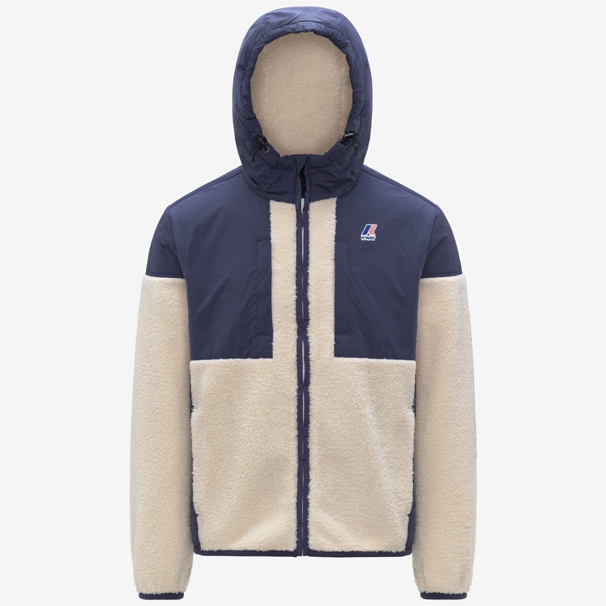 SAMSON 4.0 ORSETTO - Fleece - Hoodie Full Zip - Unisex - BLUE DEEP COBALT-ECRU