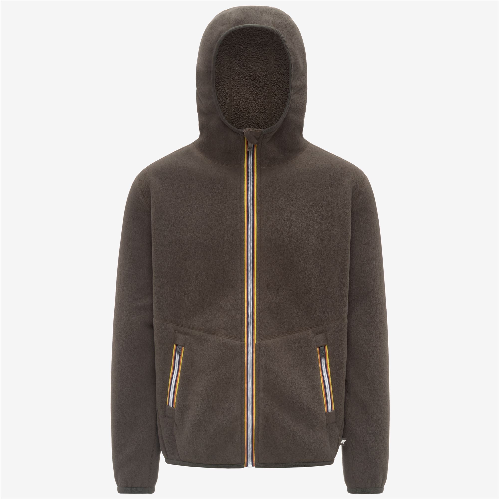 JACK SHERPA POLAR REVERSIBLE - Fleece - Jacket - Man - BLACK OLIVE COMBO