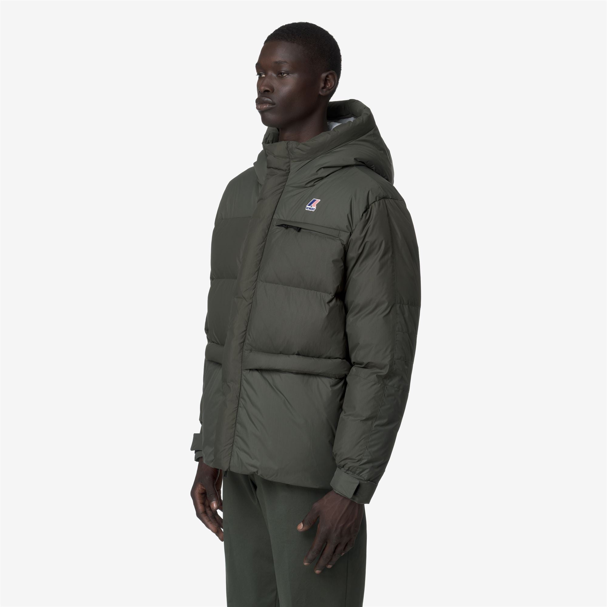 LE VRAI 4.0 AURELE HEAVY WARM - Jackets - Mid - Unisex - GREEN BLACKISH