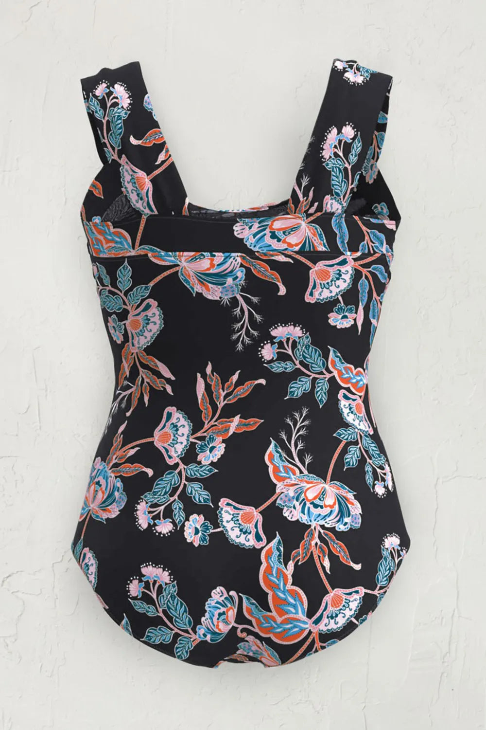 Batik Floral ShapeMeTM Ruched Bathing Suit