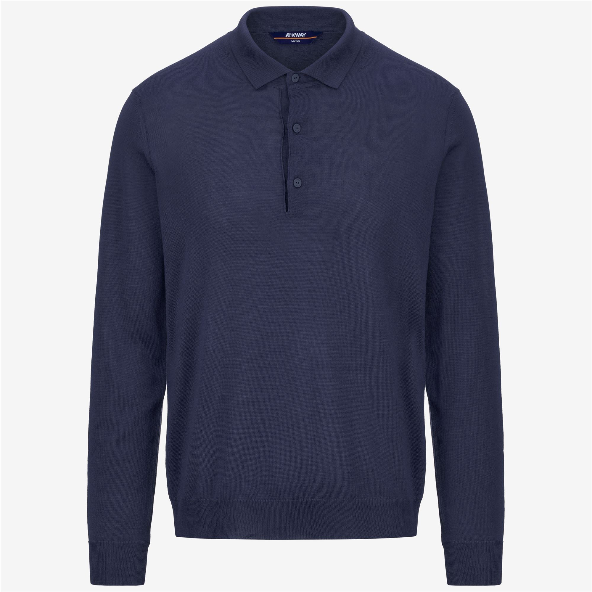 REY WOOL MERINO BLEND - KNITWEAR - Pull Over - Man - BLUE INDIGO