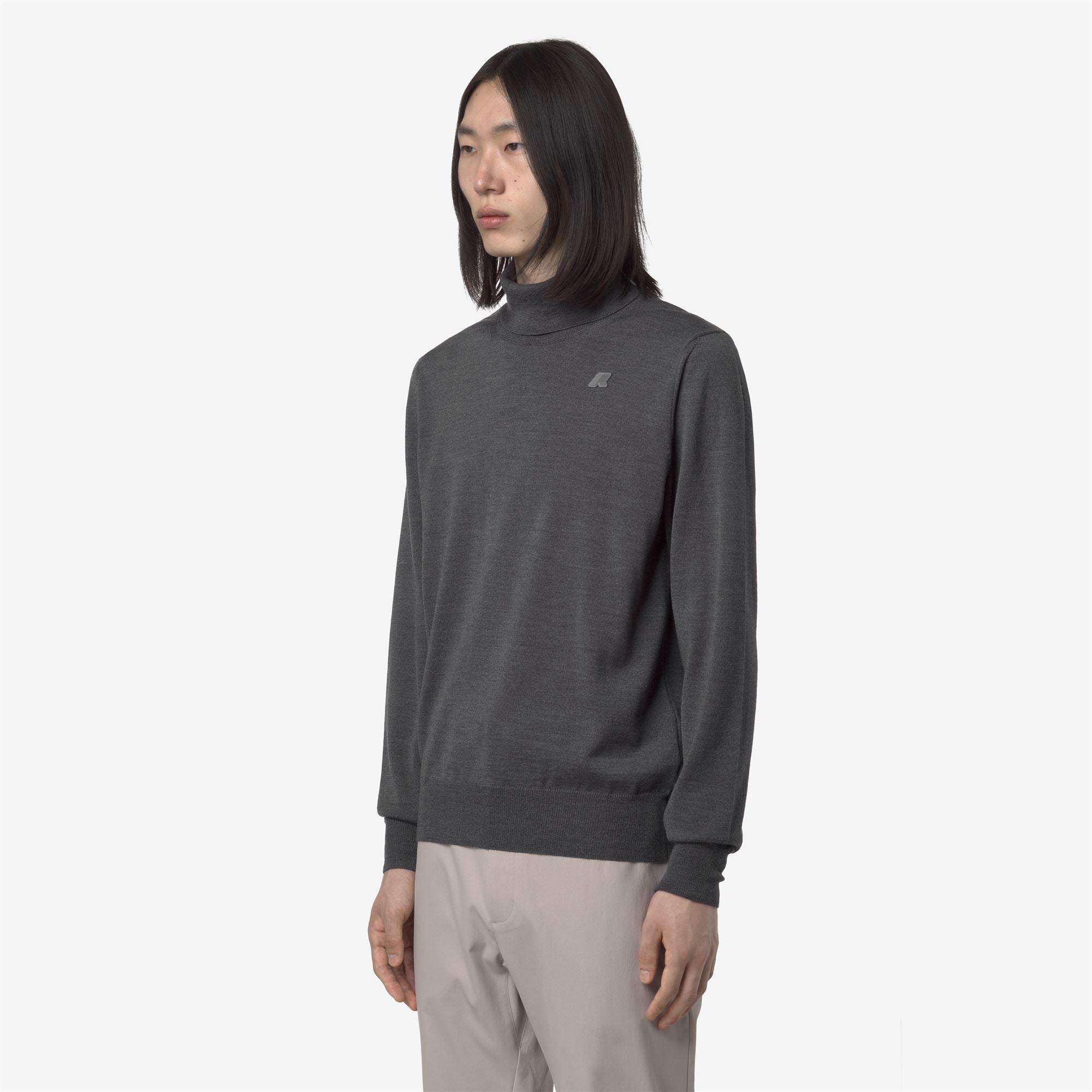 HENRY MERINO - KNITWEAR - Pull Over - Man - GREY MD MEL