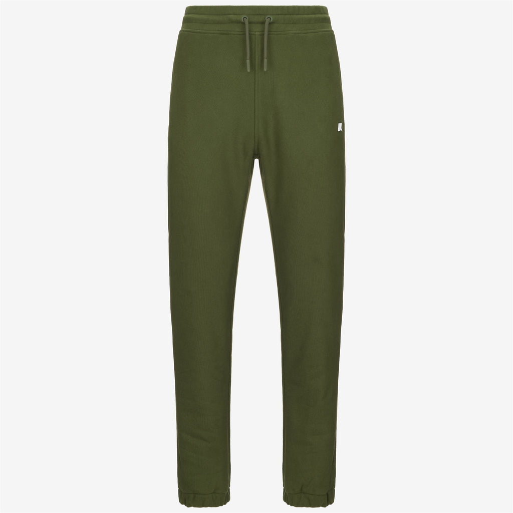 MICKYEL HEAVY FLEECE - Pants - Sport Trousers - Man - GREEN CYPRESS