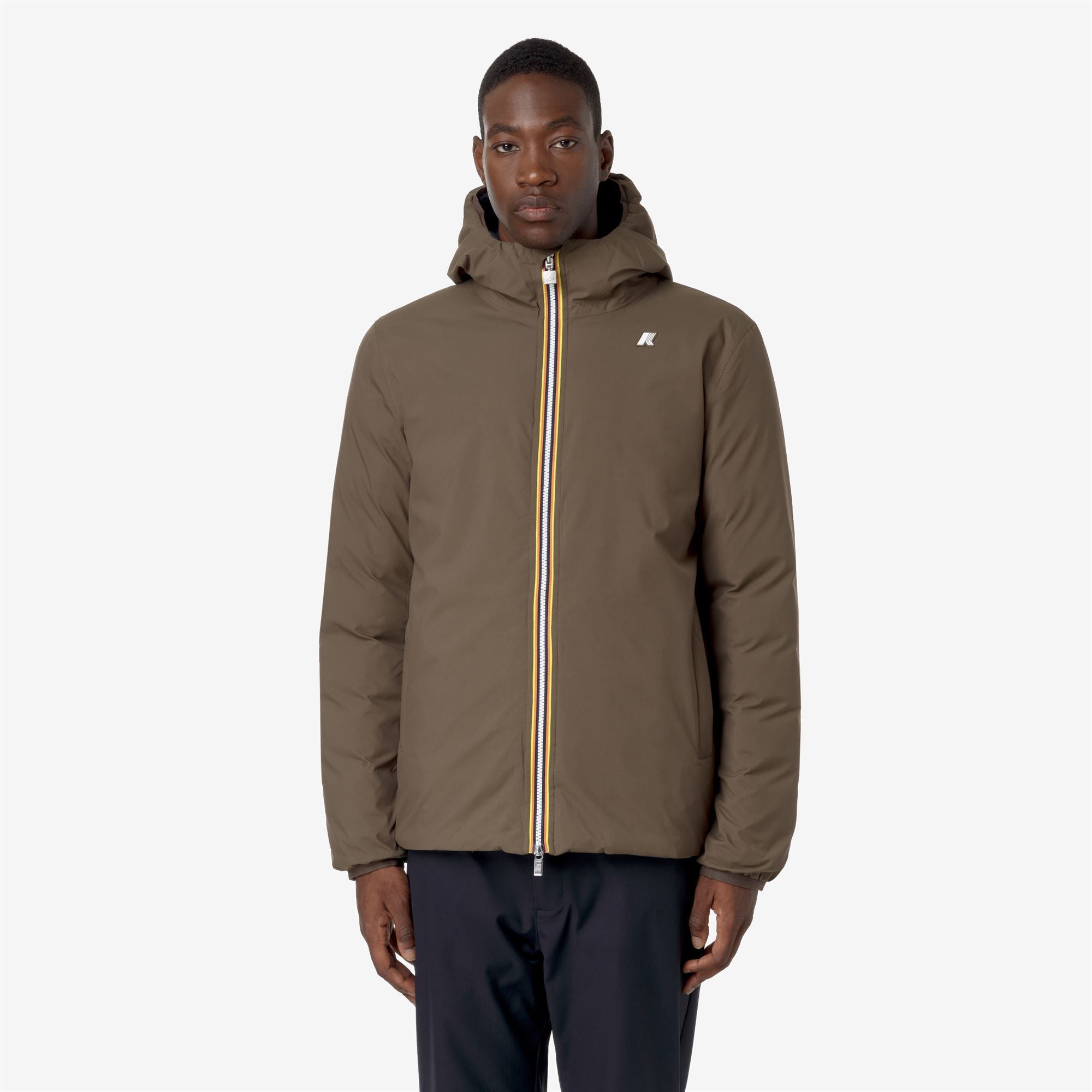JACK ST THERMO REVERSIBLE - Jackets - Short - Man - BROWN G-BLUE D
