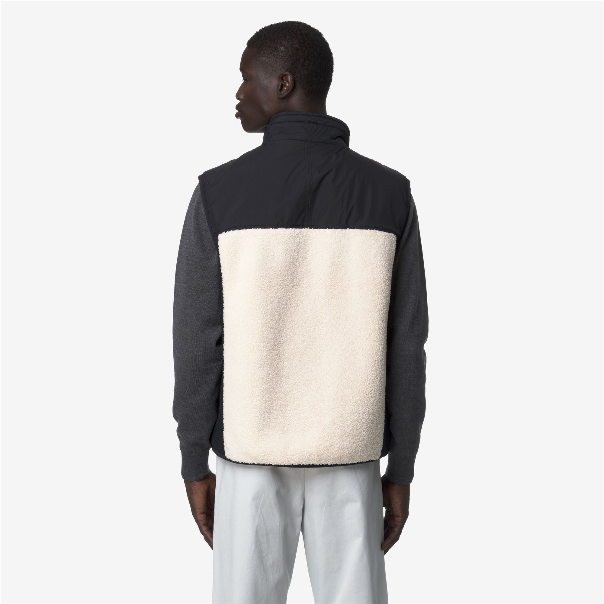 VITAL 4.0 ORSETTO - Fleece - Vest - Unisex - BLACK PURE-ECRU
