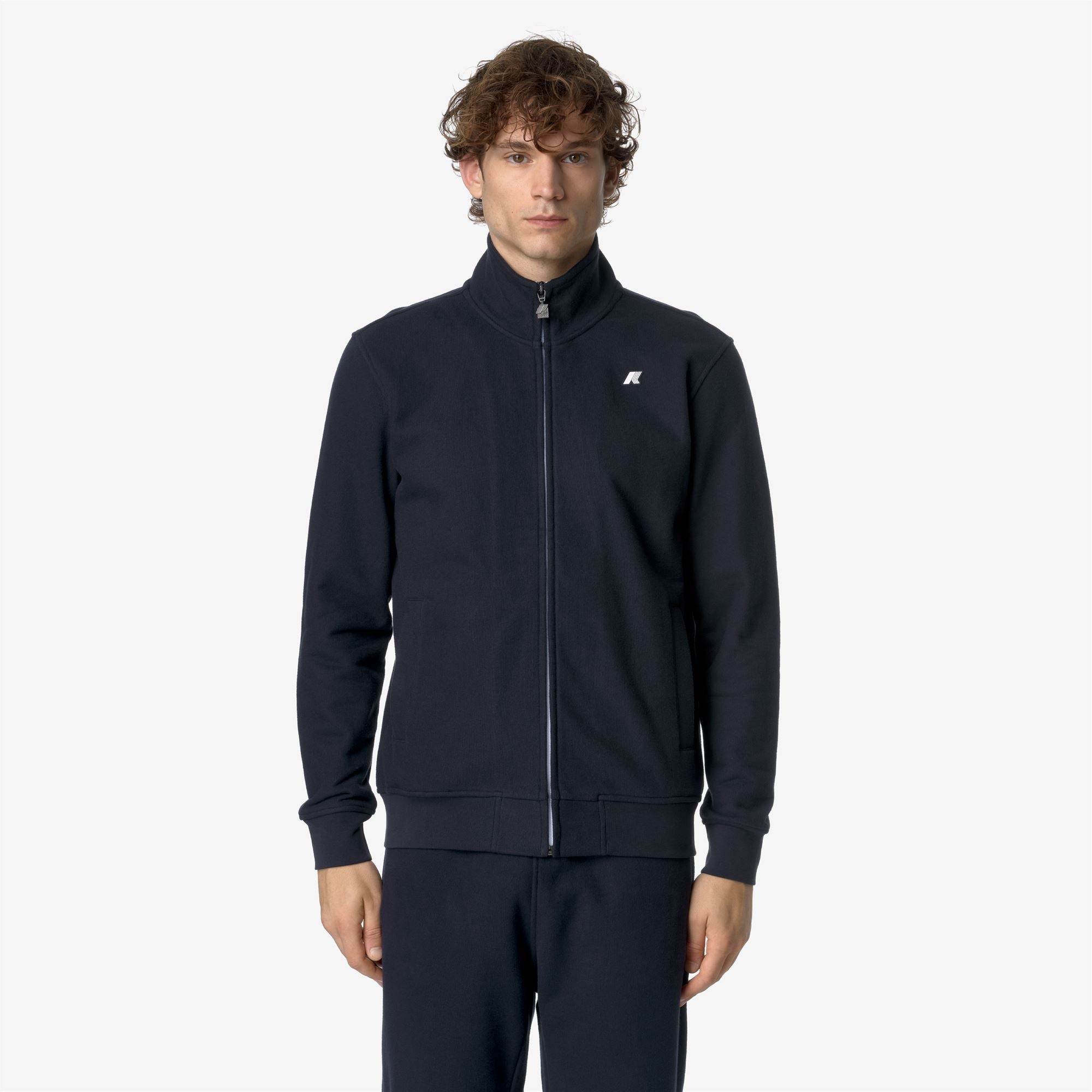 FINN HEAVY FLEECE - Fleece - Jacket - Man - BLUE DEPTH