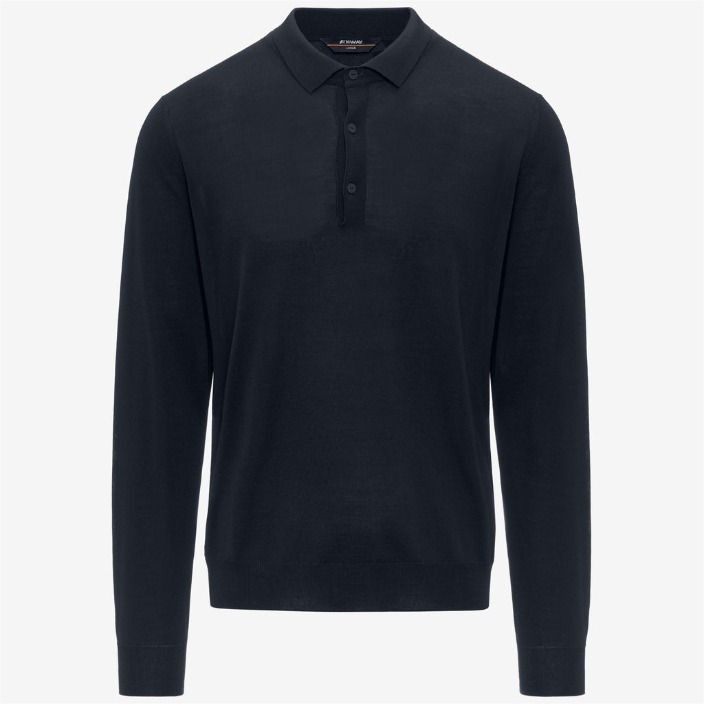 REY WOOL MERINO BLEND - KNITWEAR - Pull Over - Man - BLUE DEPTH
