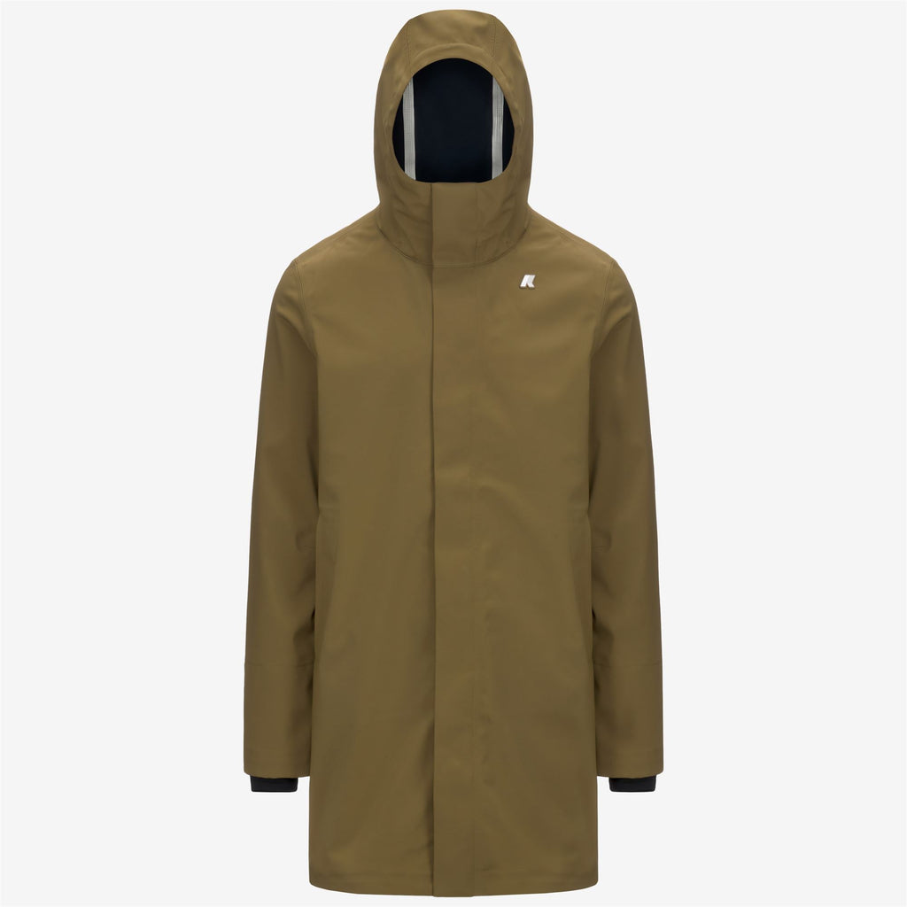 THOMAS BONDED - Jackets - Long - Man - BROWN CORDA-BLUE DEPTH