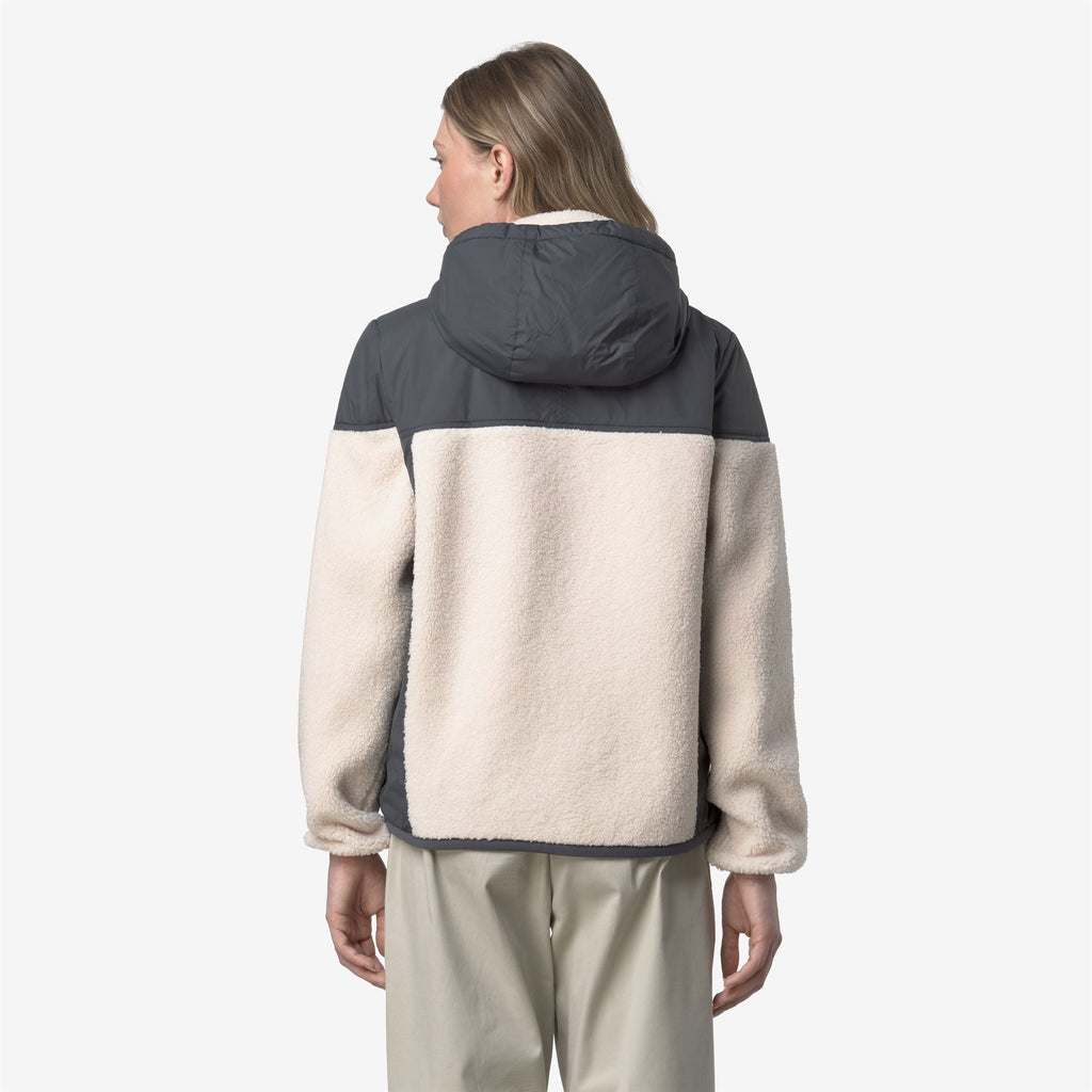 SAMSON 4.0 ORSETTO - Fleece - Hoodie Full Zip - Unisex - GREY SHADOW DK-ECRU