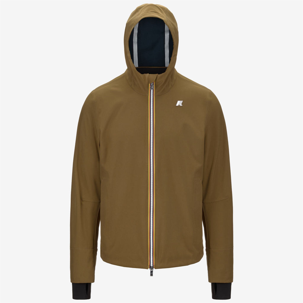 JACKO BONDED - Jackets - Short - Man - BROWN CORDA-BLUE DEPTH