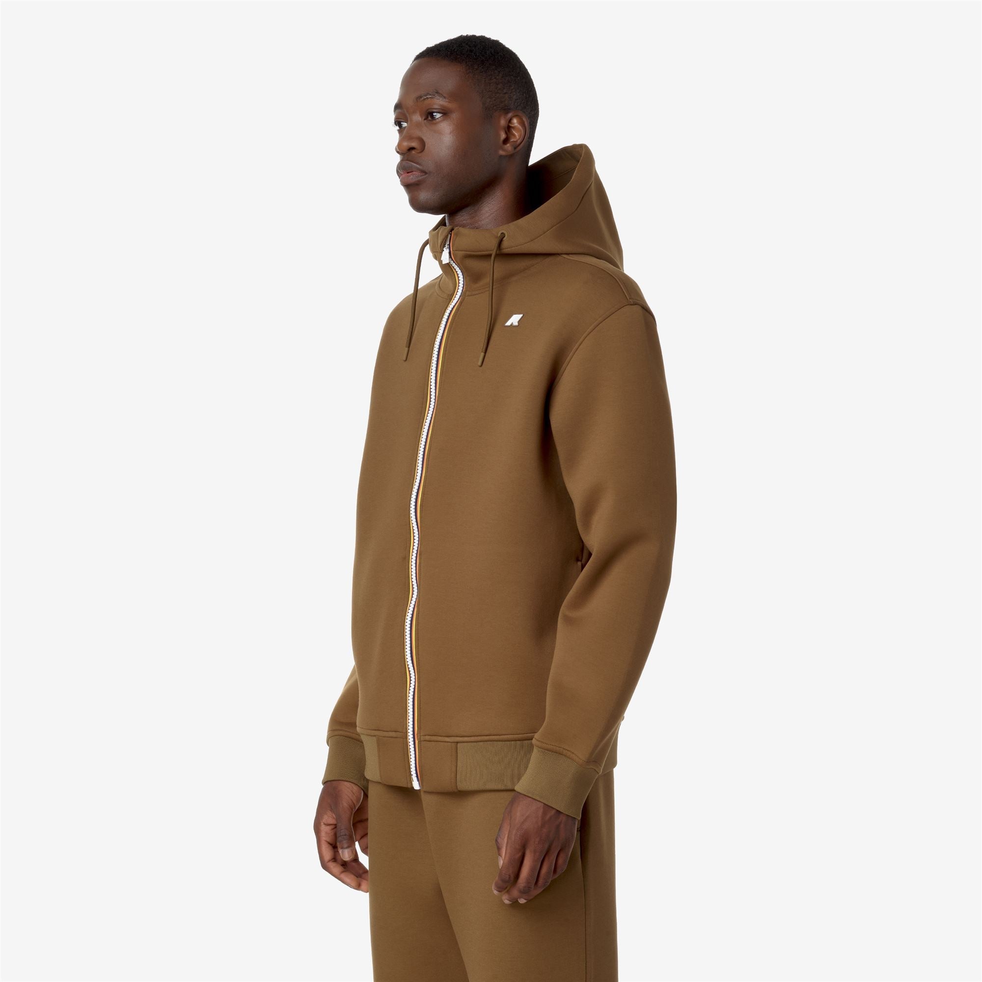 RAINER SPACER - Fleece - Jacket - Man - BROWN CORDA
