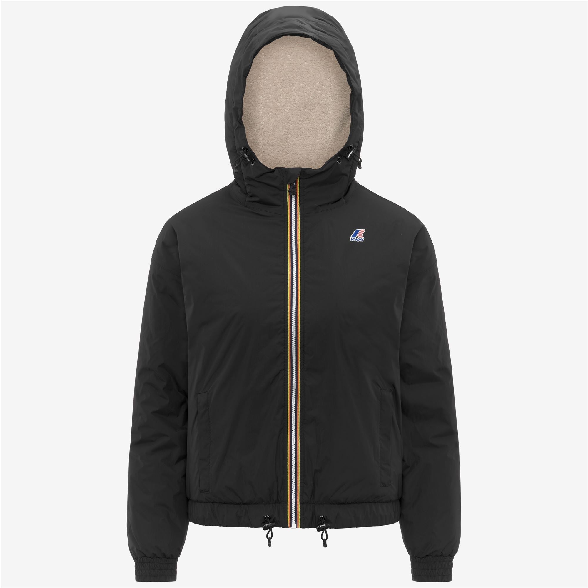 LE VRAI 4.0 ALBINE ORSETTO - Jackets - Short - Woman - BLACK PURE