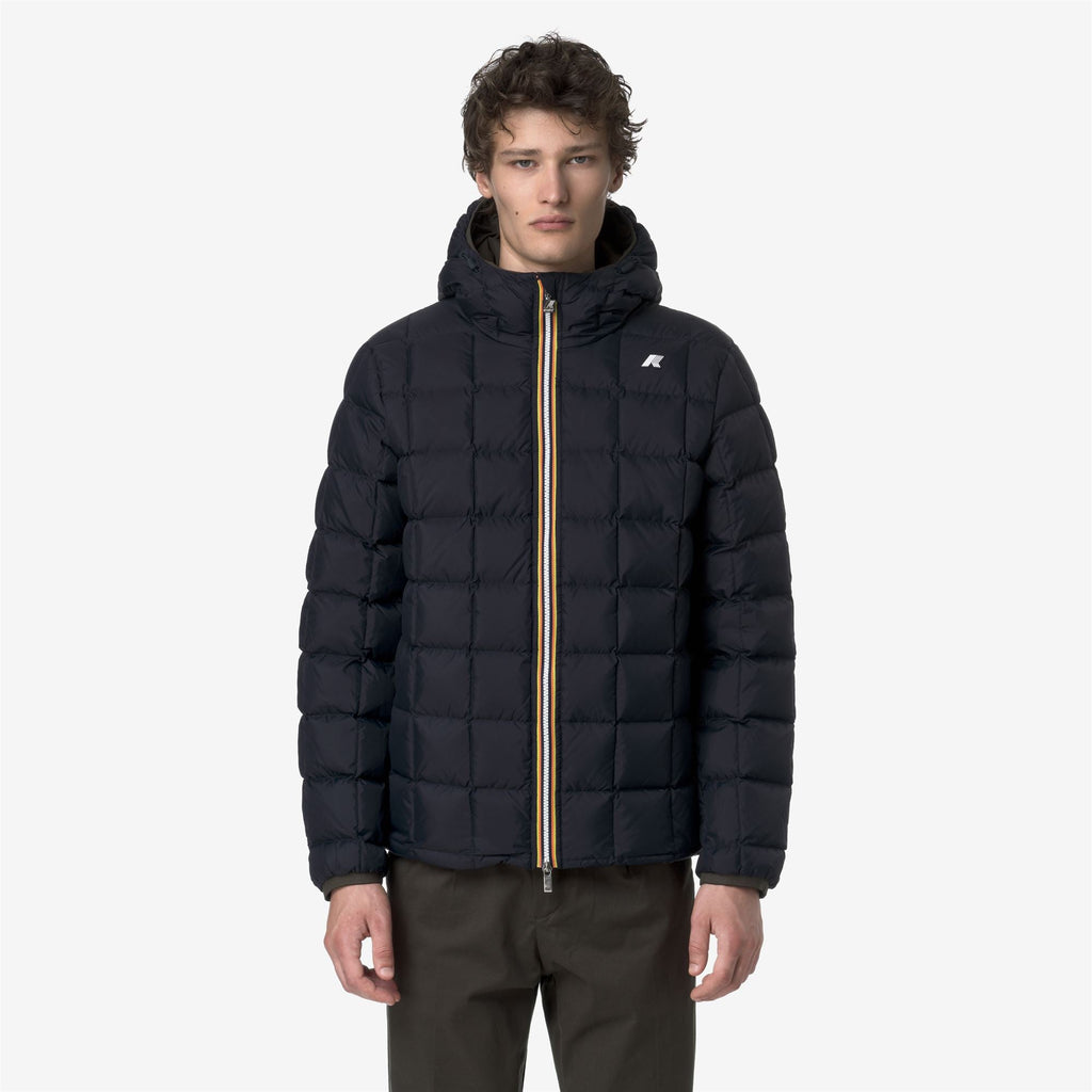 JACK ST THERMO REVERSIBLE - Jackets - Short - Man - BLACK OLIVE-BLUE DEPTH