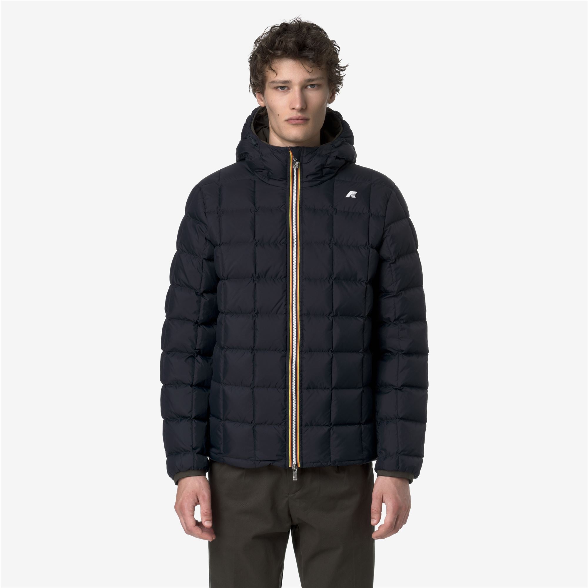 JACK ST THERMO REVERSIBLE - Jackets - Short - Man - BLACK OLIVE-BLUE DEPTH