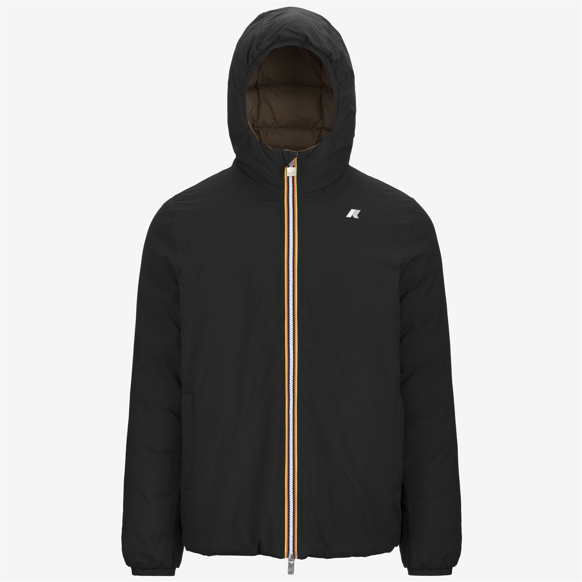 JACK ST THERMO REVERSIBLE - Jackets - Short - Man - BLACK P-BROWN G