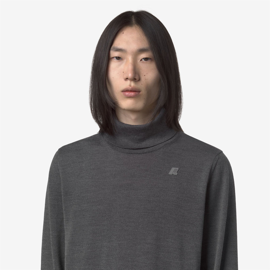 HENRY MERINO - KNITWEAR - Pull Over - Man - GREY MD MEL