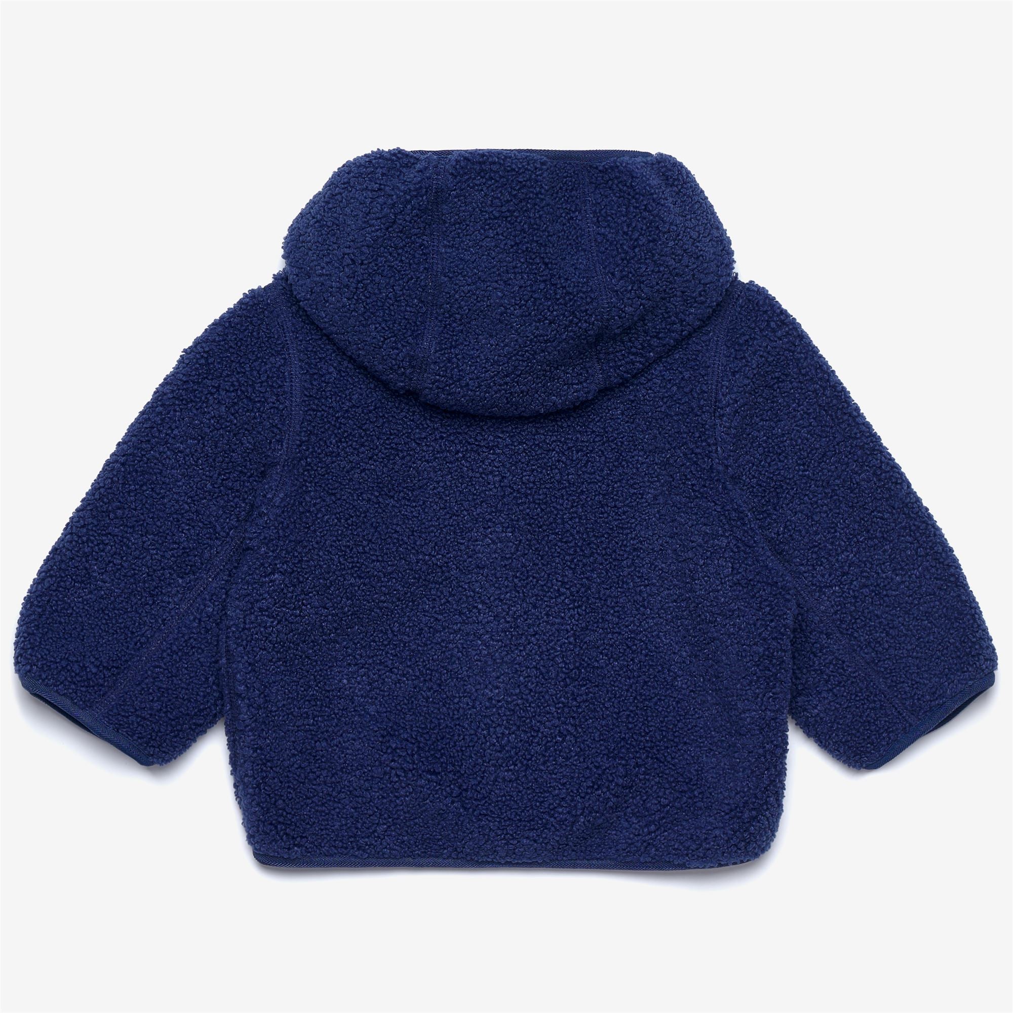 E. JANNE POLAR - Fleece - Hoodie Full Zip - Kid unisex - BLUE DEEP COBALT
