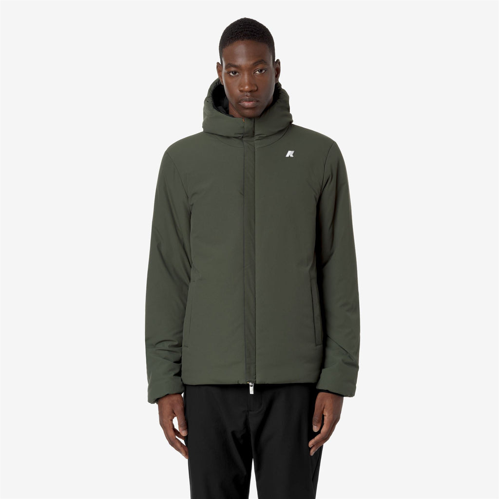 JACK ST WARM REVERSIBLE - Jackets - Short - Man - BLACK PURE-GREEN BLACKISH