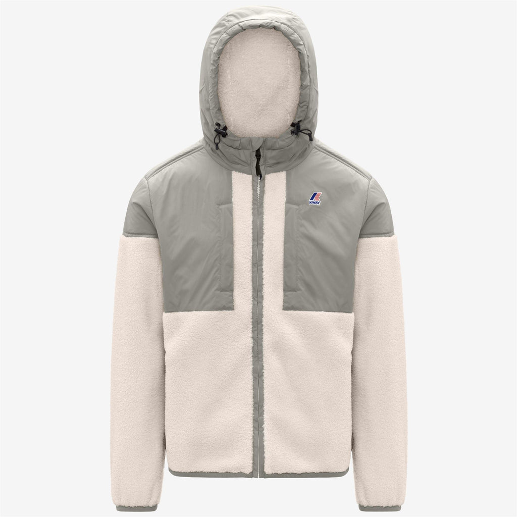 SAMSON 4.0 ORSETTO - Fleece - Hoodie Full Zip - Unisex - GREEN OAK-ECRU