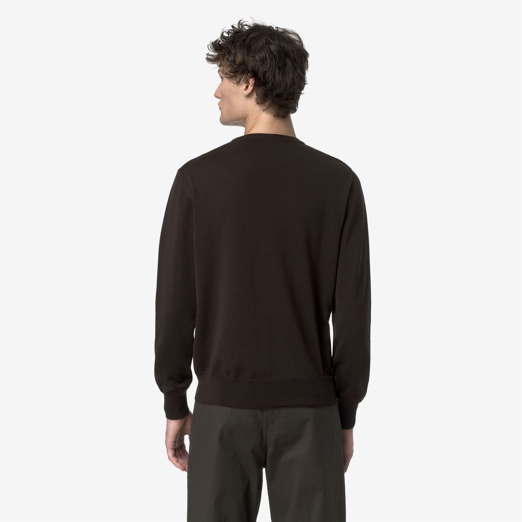 SEBASTIEN MERINO - KNITWEAR - Pull Over - Man - BLACK COFFEE
