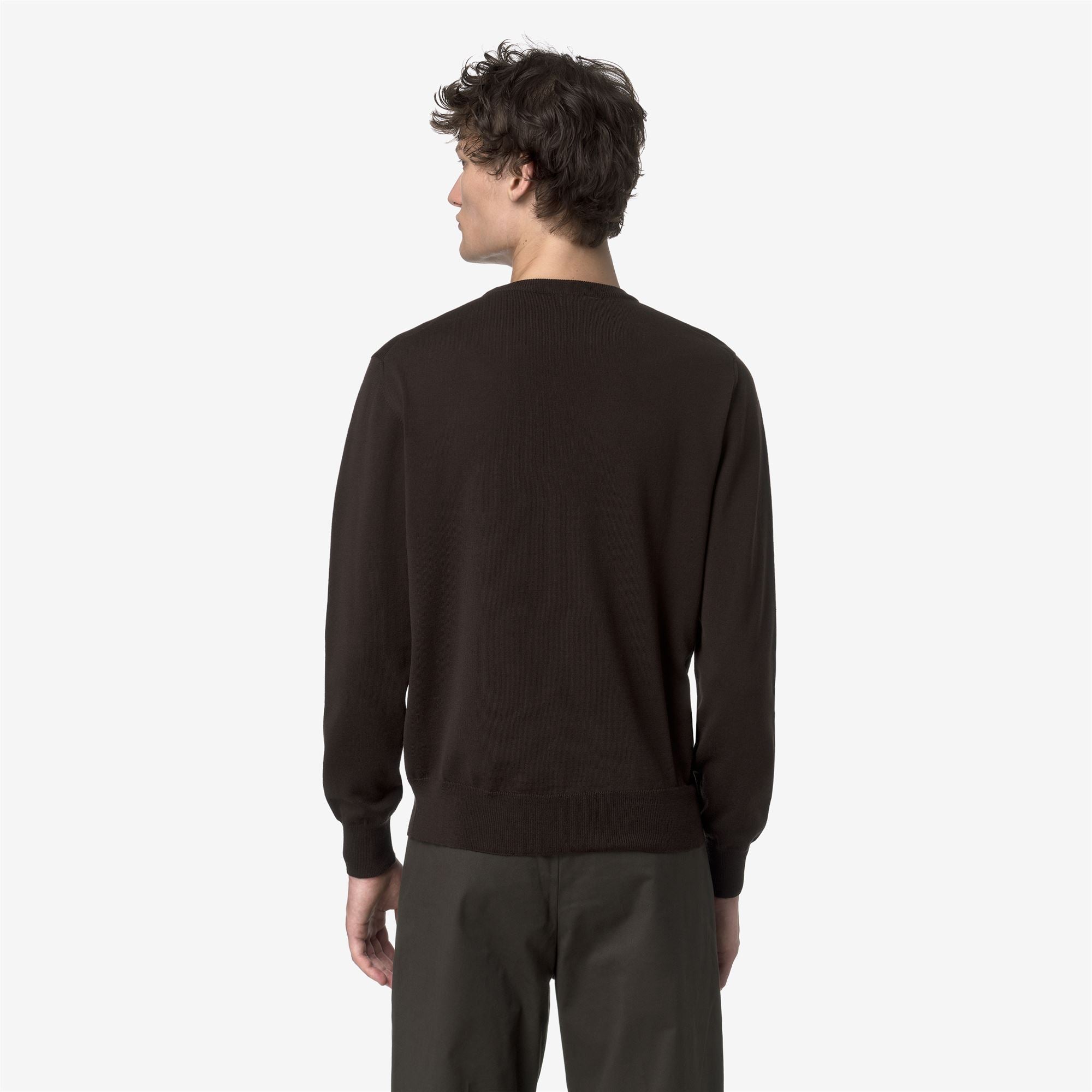 SEBASTIEN MERINO - KNITWEAR - Pull Over - Man - BLACK COFFEE