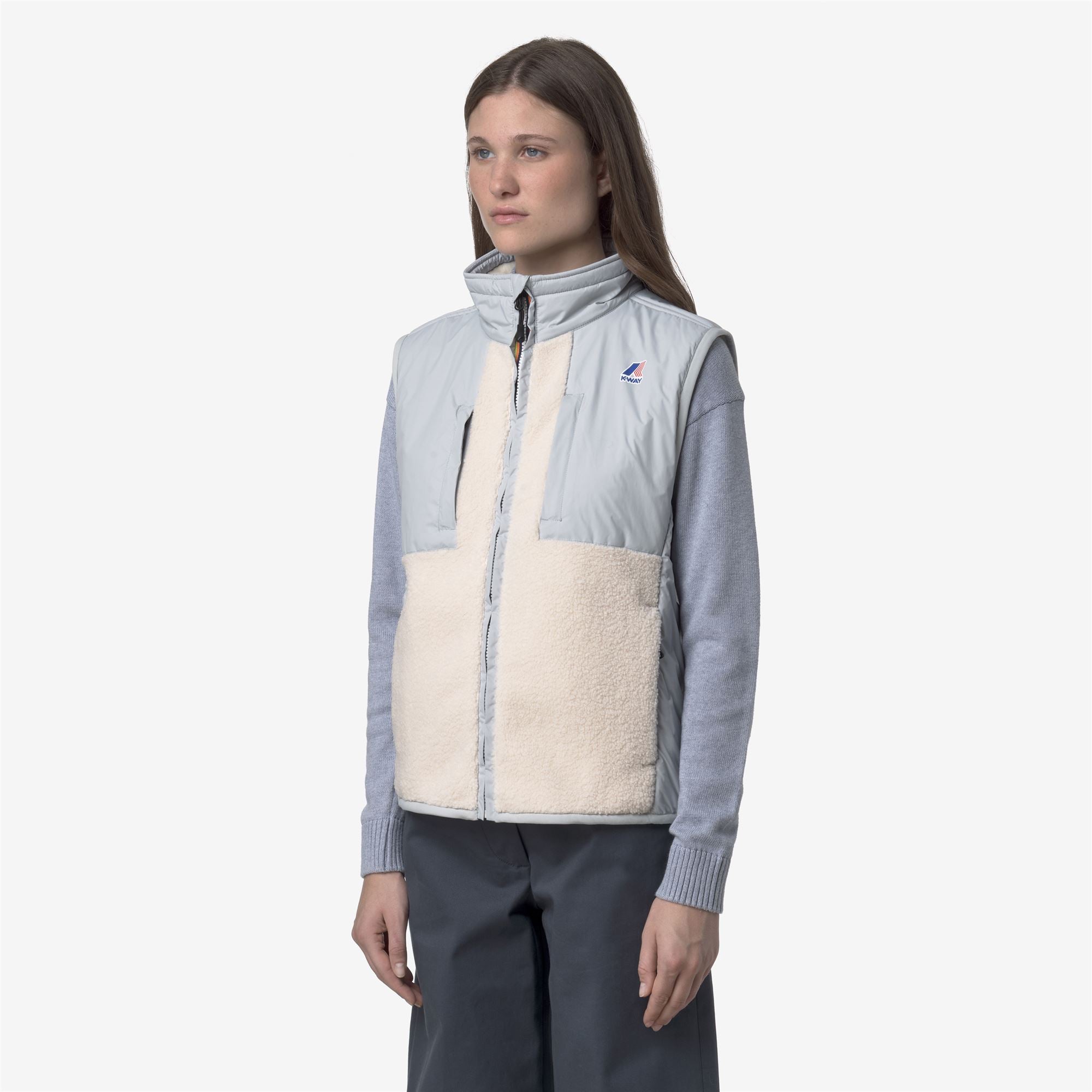 VITAL 4.0 ORSETTO - Fleece - Vest - Unisex - GREY-ECRU