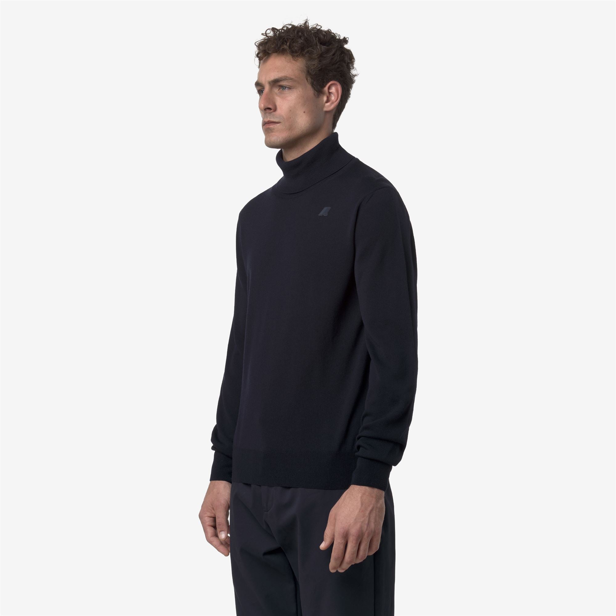 HENRY MERINO - KNITWEAR - Pull Over - Man - BLUE DEPTH