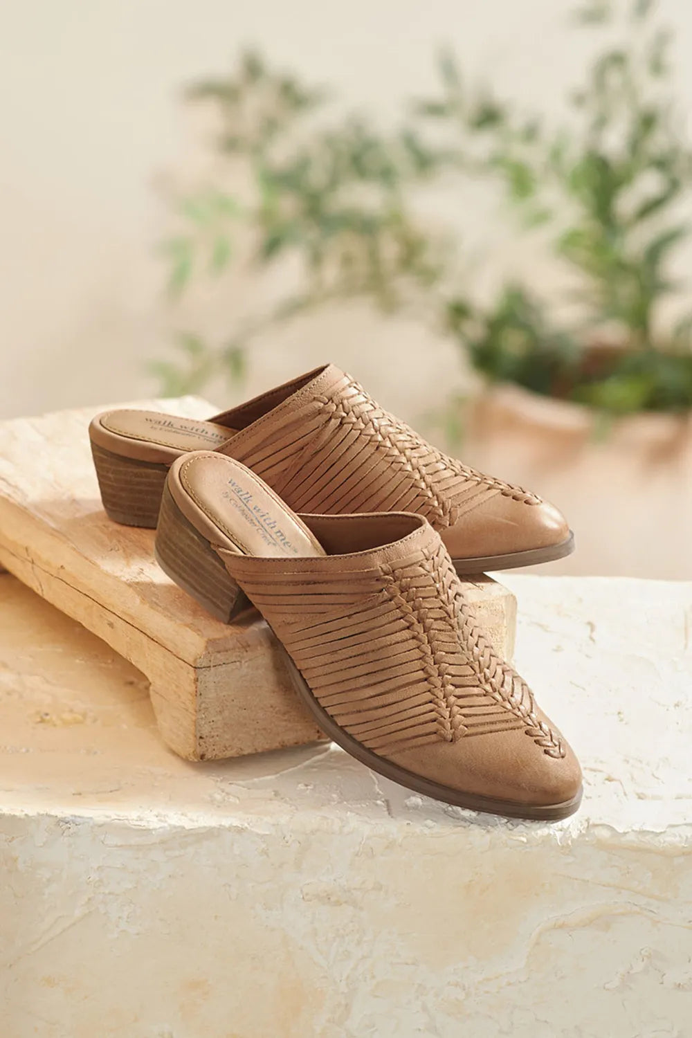 Amarillo Leather Mules by Walk With MeTM