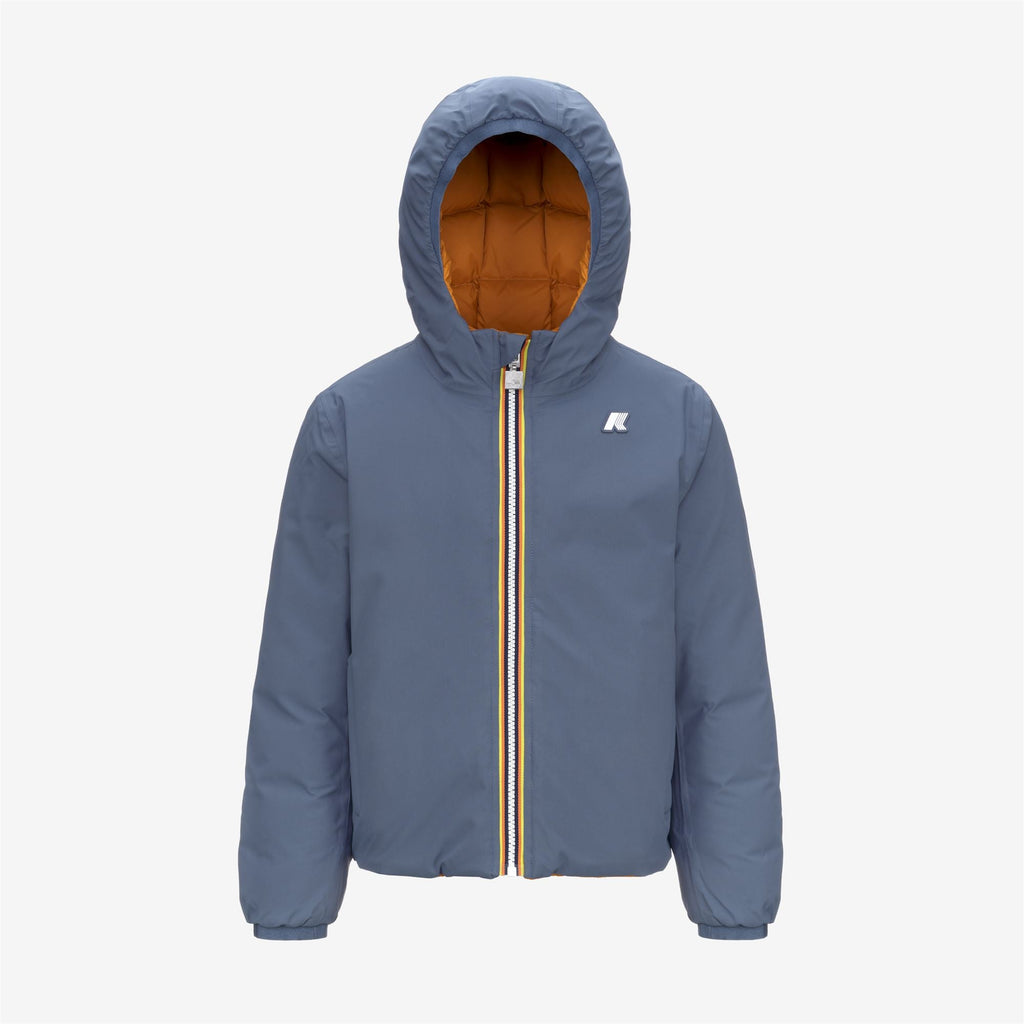 P. JACK ST THERMO REVERSIBLE - Jackets - Short - Boy - GREY BLUE AVIO-YELLOW INCA