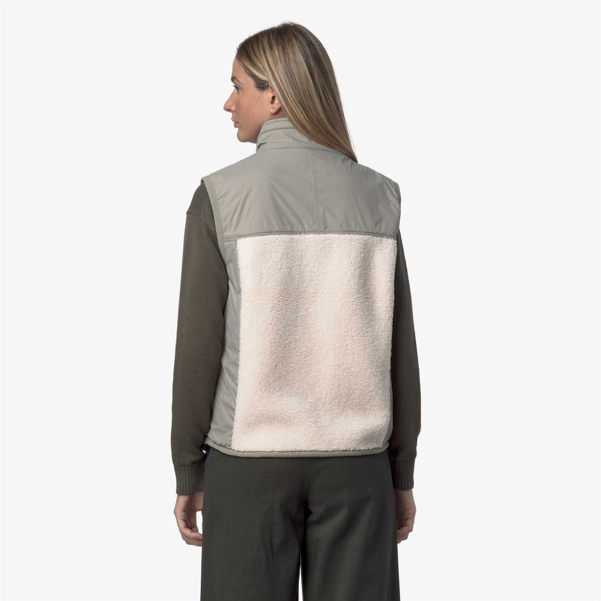 VITAL 4.0 ORSETTO - Fleece - Vest - Unisex - GREEN OAK-ECRU