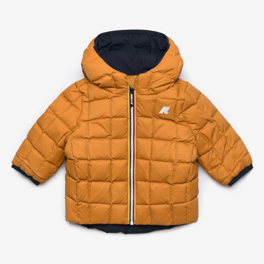E. JACK ST THERMO REVERSIBLE - Jackets - Short - Kid unisex - BLUE DEPTH-YELLOW INCA