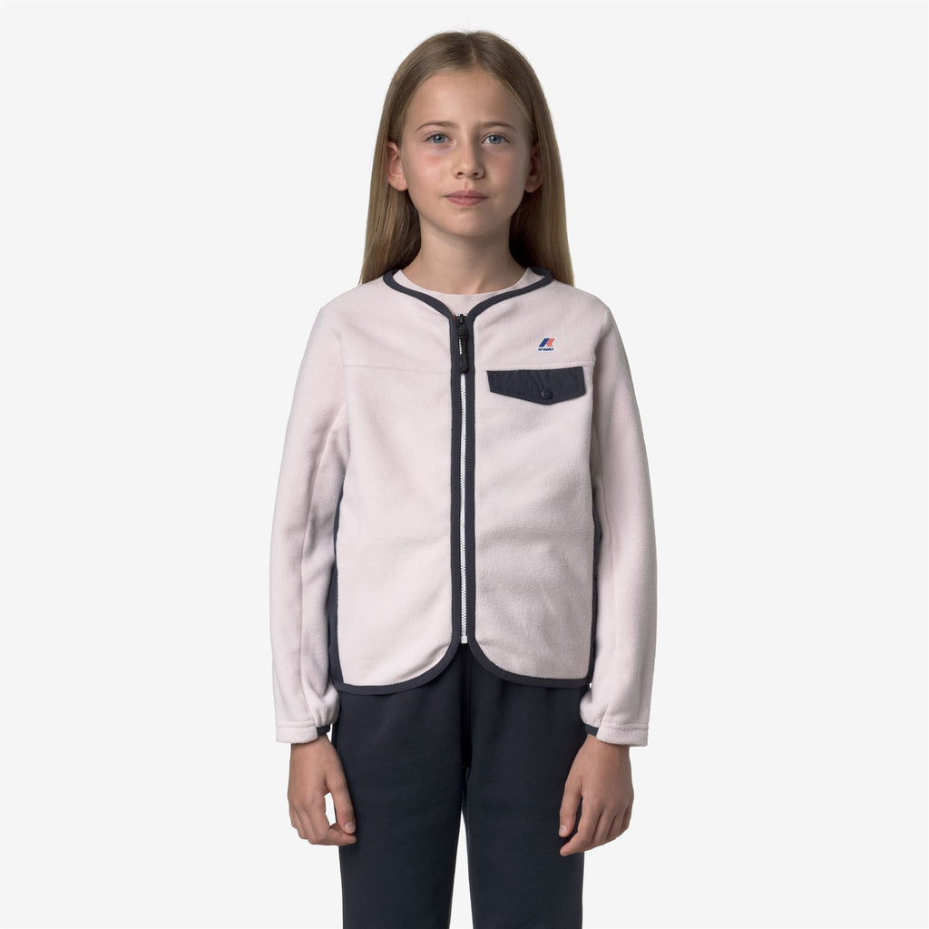 P. ARISTIDE 4.0 POLAR - Fleece - Jacket - Girl - ROSE HUSHED-BLUE DEPTH