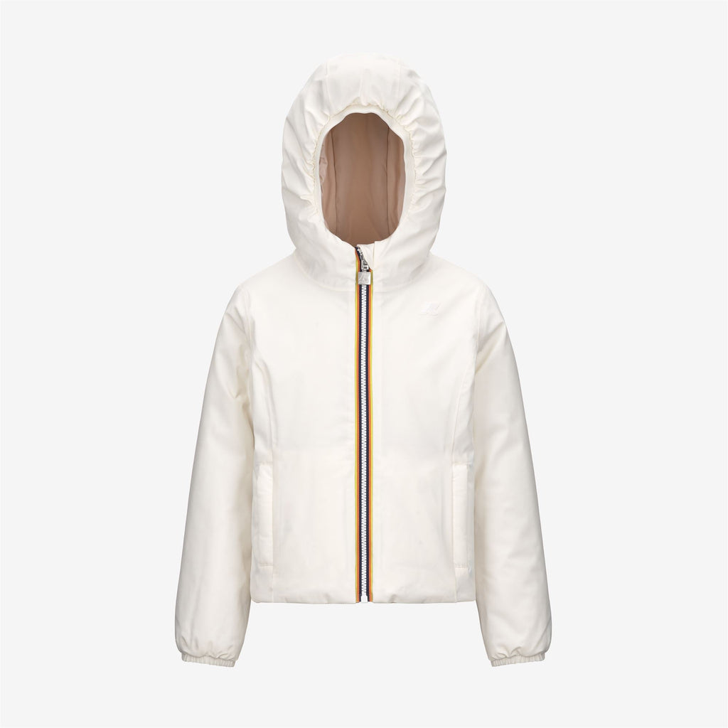 P. LILY ST WARM REVERSIBLE - Jackets - Short - Girl - WHITE G-PINK T