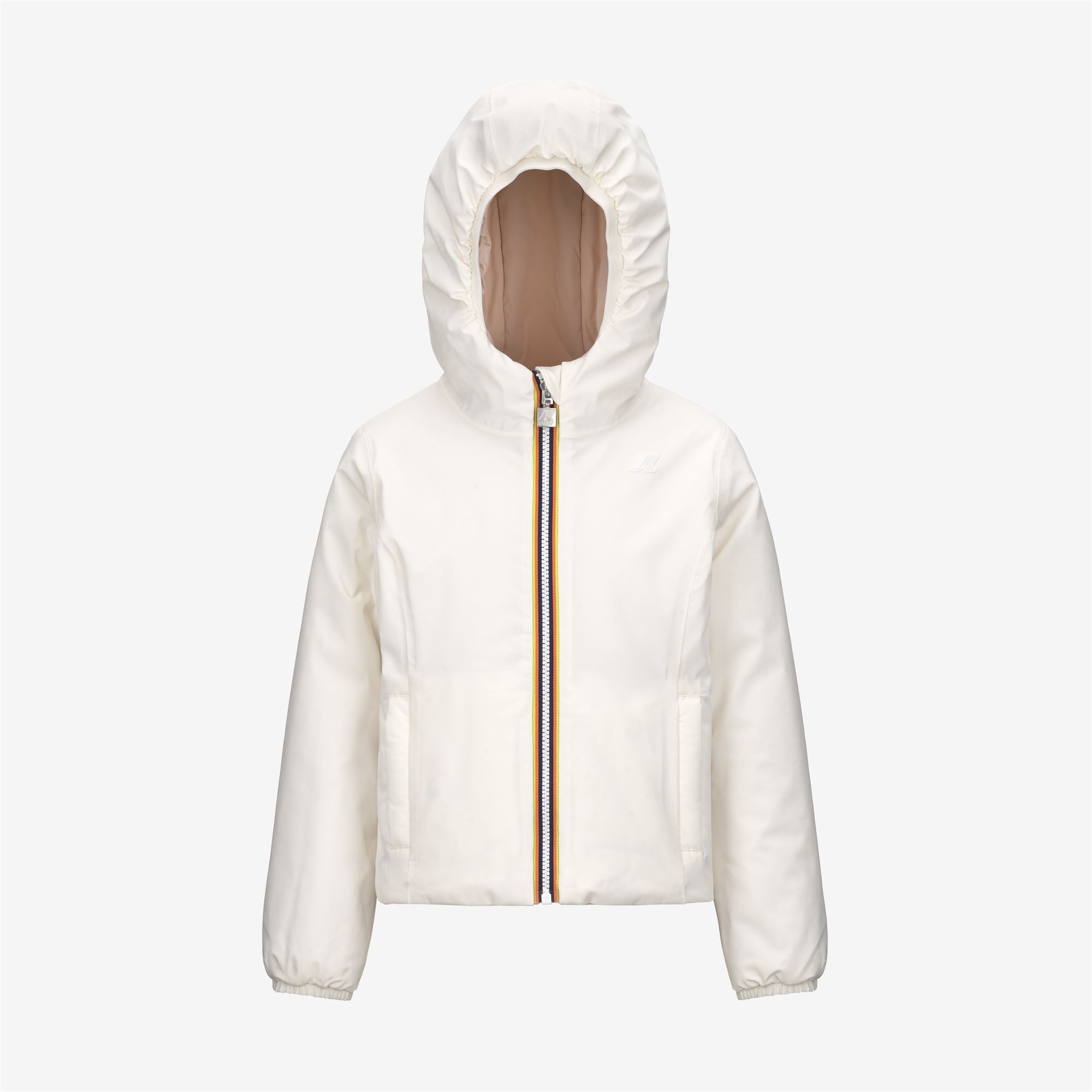 P. LILY ST WARM REVERSIBLE - Jackets - Short - Girl - WHITE G-PINK T