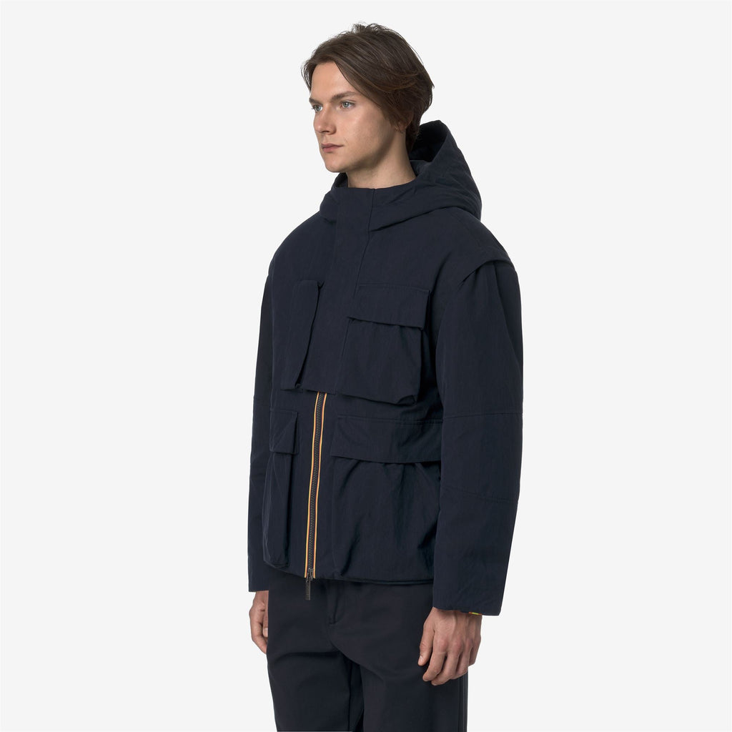GUILLERMO COTTON FEEL - Jackets - Short - Man - BLUE DEPTH COMBO