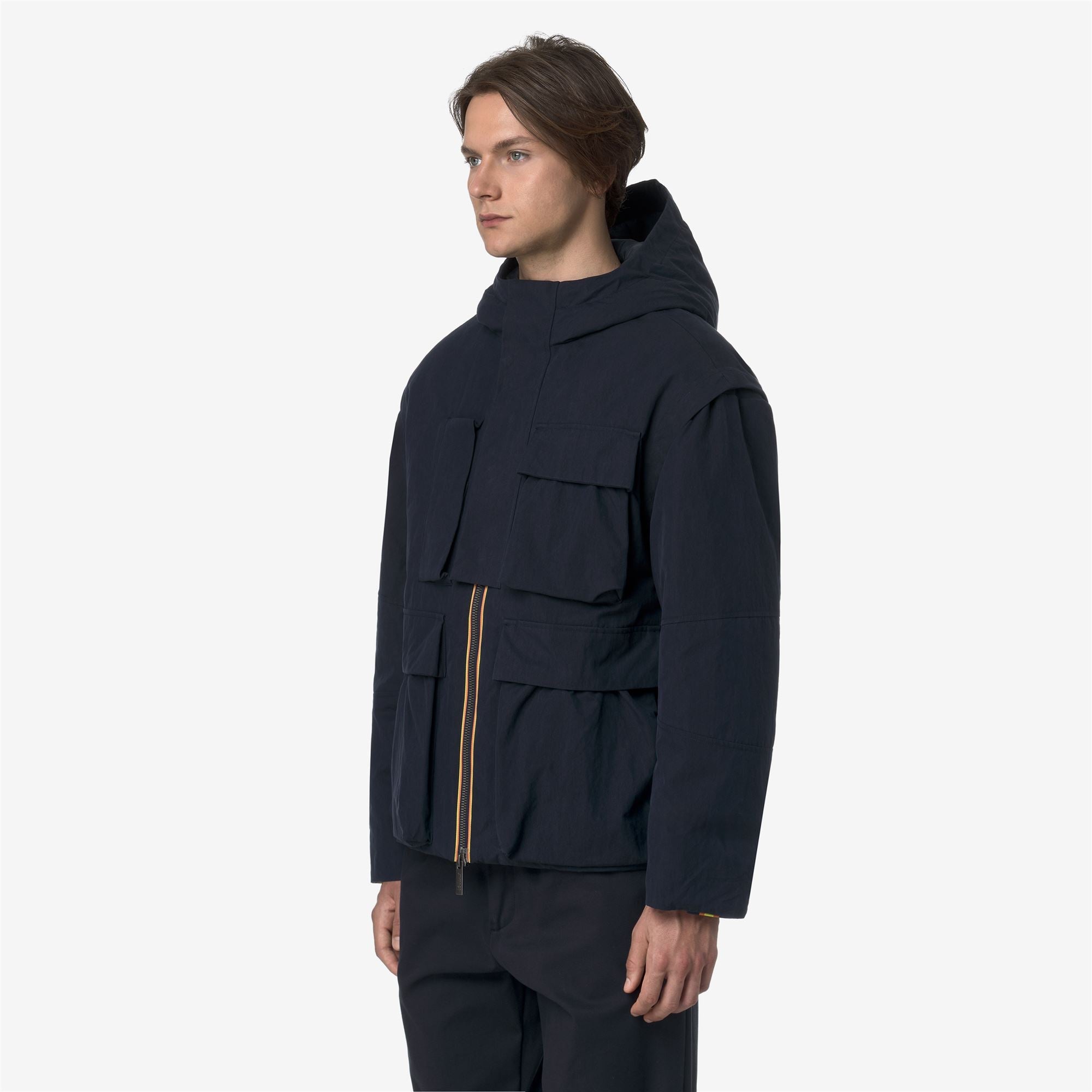 GUILLERMO COTTON FEEL - Jackets - Short - Man - BLUE DEPTH COMBO