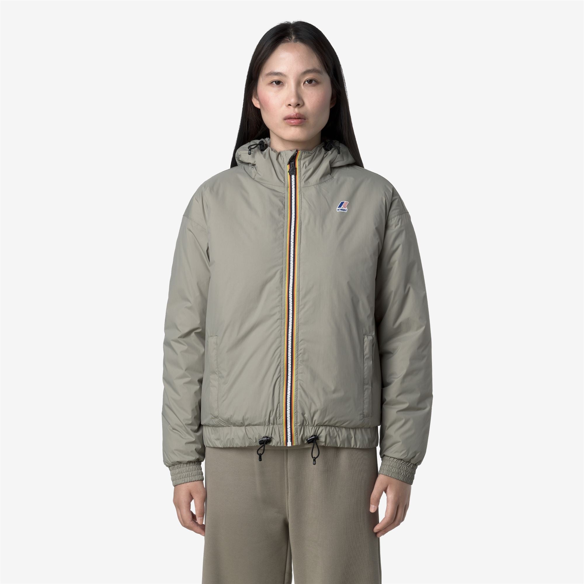 LE VRAI 4.0 ALBINE ORSETTO - Jackets - Short - Woman - GREEN OAK