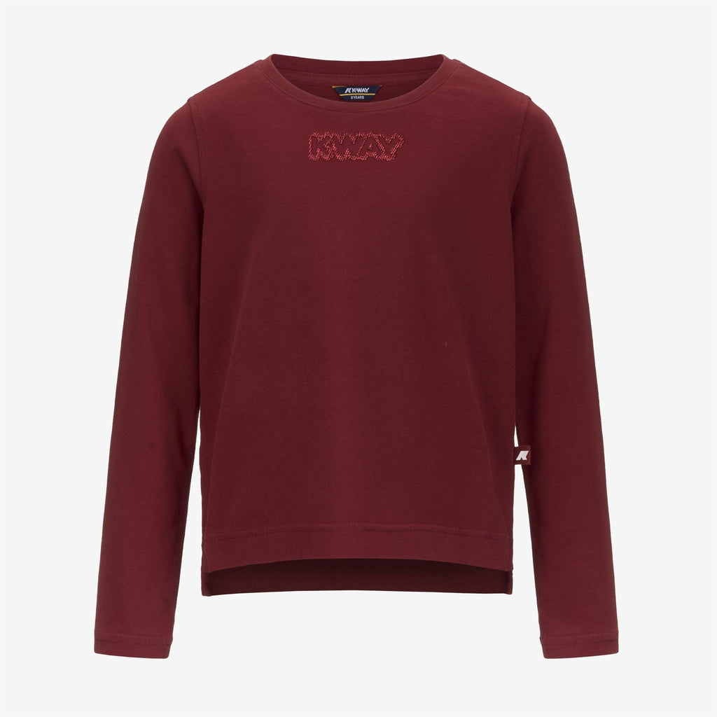 P. ELMERINE SHINY LETTERING PEACH - T-ShirtsTop - T-Shirt - Girl - RED SYRAH