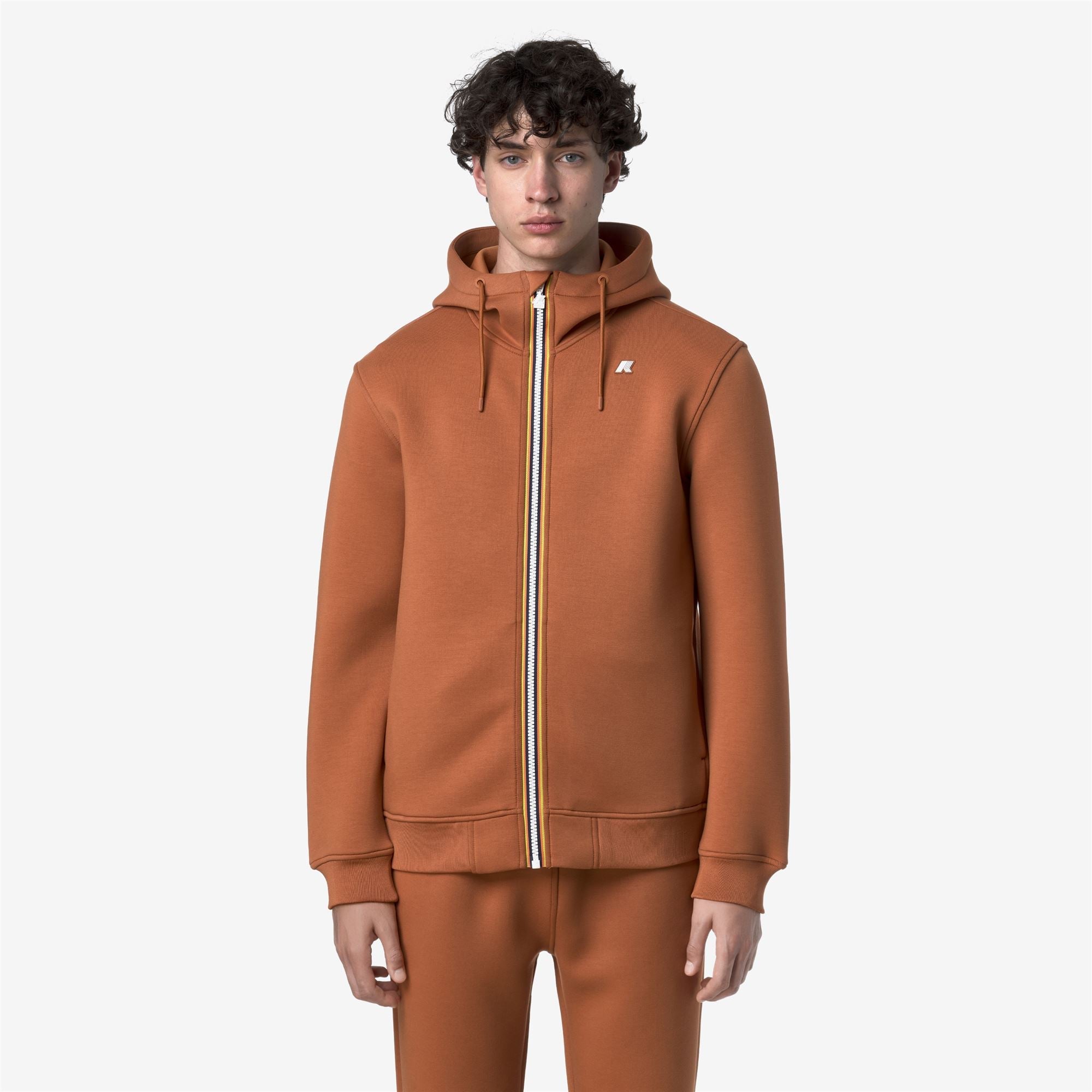 RAINER SPACER - Fleece - Jacket - Man - ORANGE ADOBE