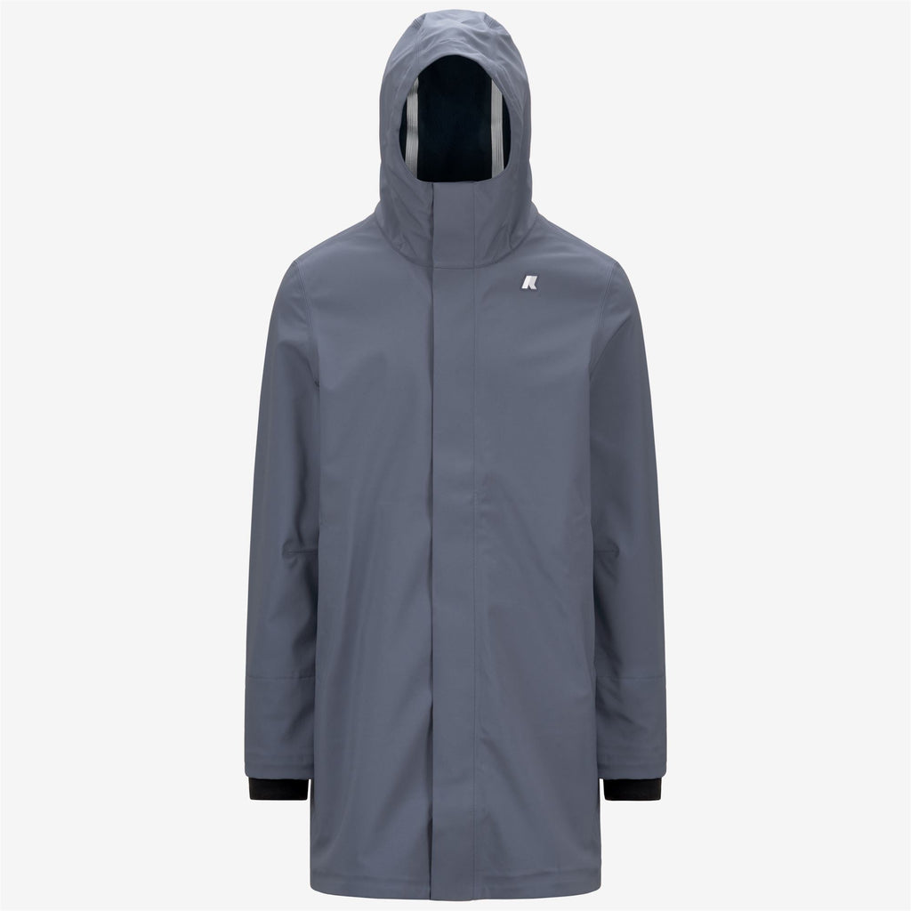 THOMAS BONDED - Jackets - Long - Man - GREY BLUE A-BLUE D