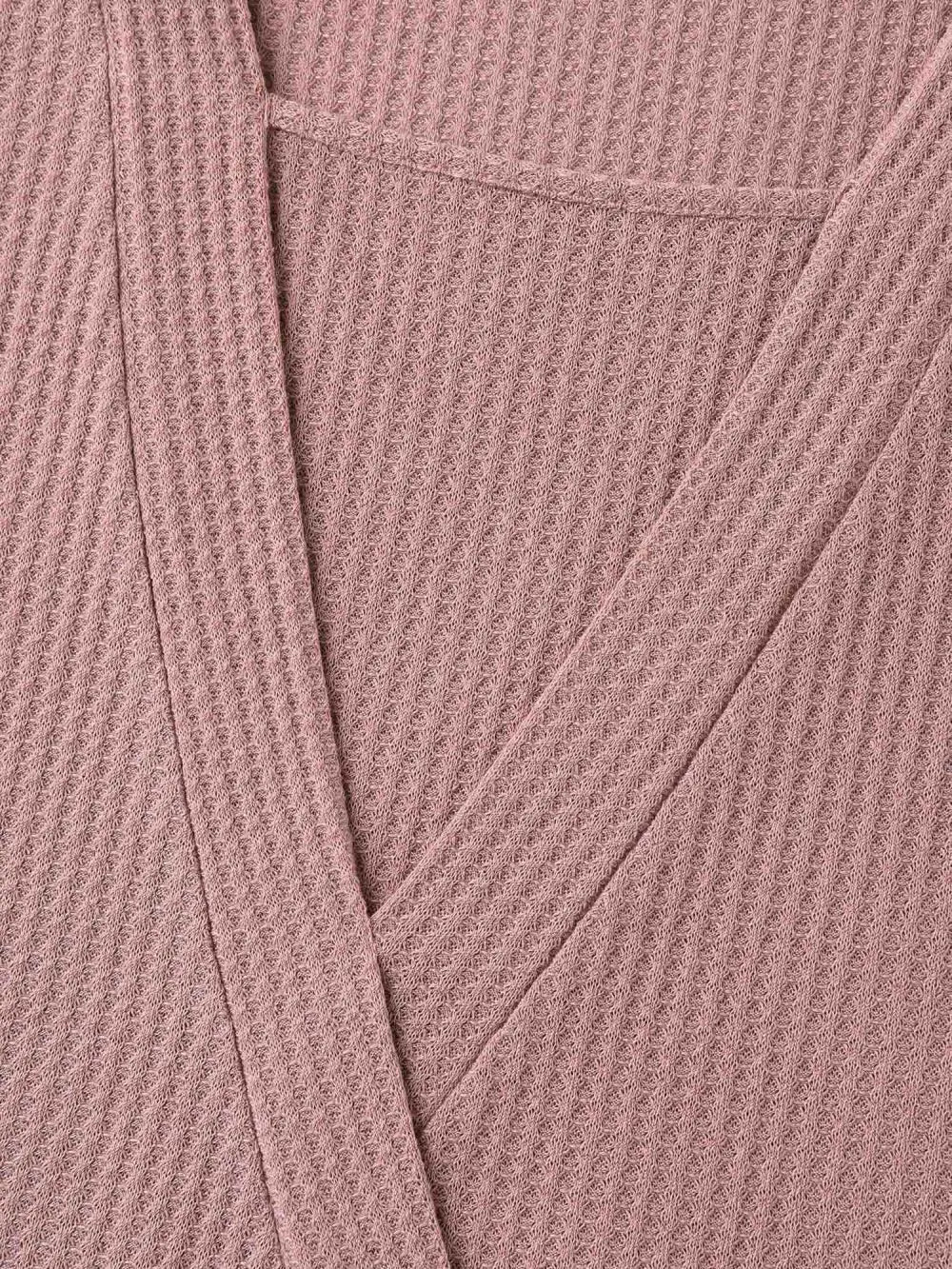 2-In-1 Wrap Textured Solid T-Shirt