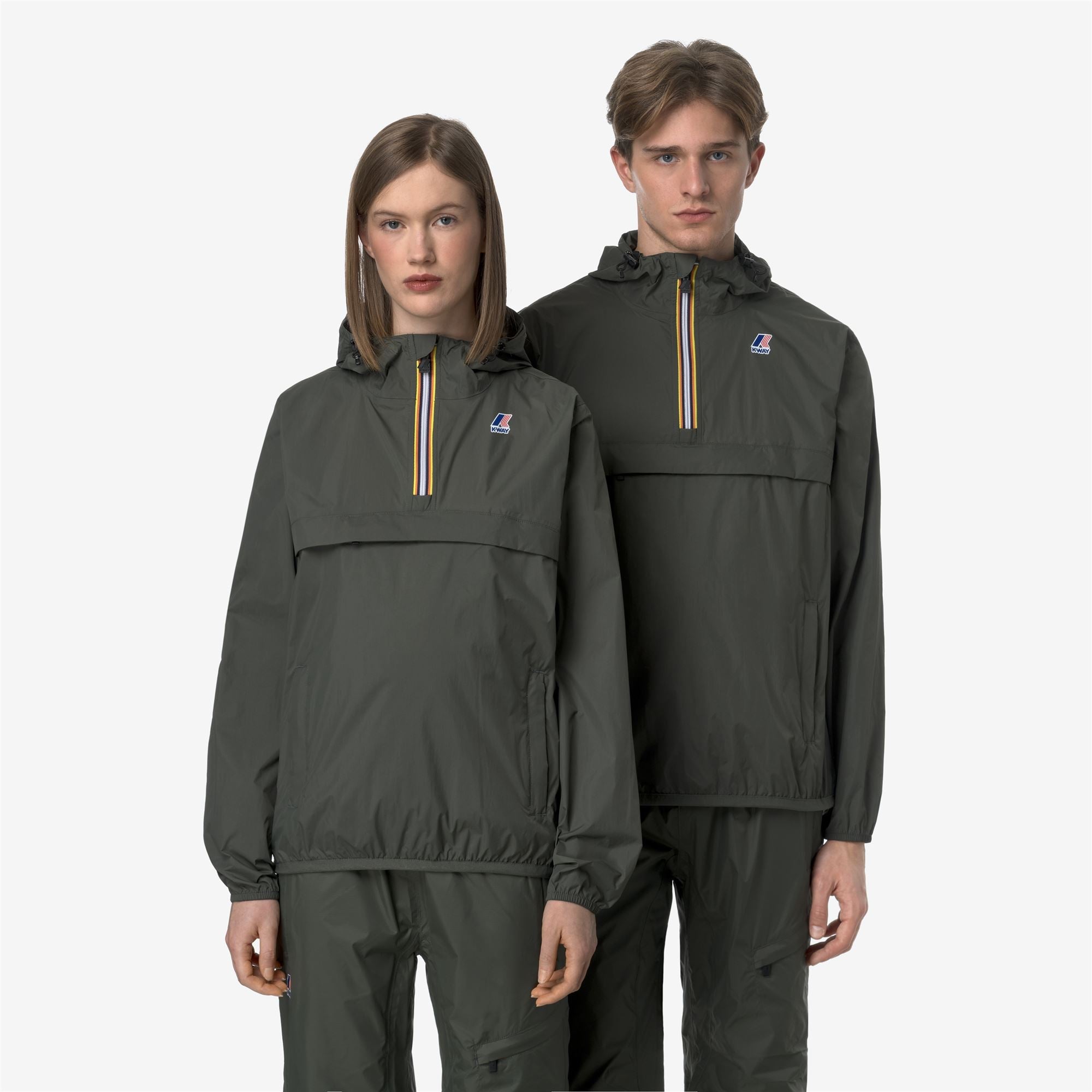 LE VRAI 4.0 LEON - Jackets - Mid - Unisex - GREEN BLACKISH