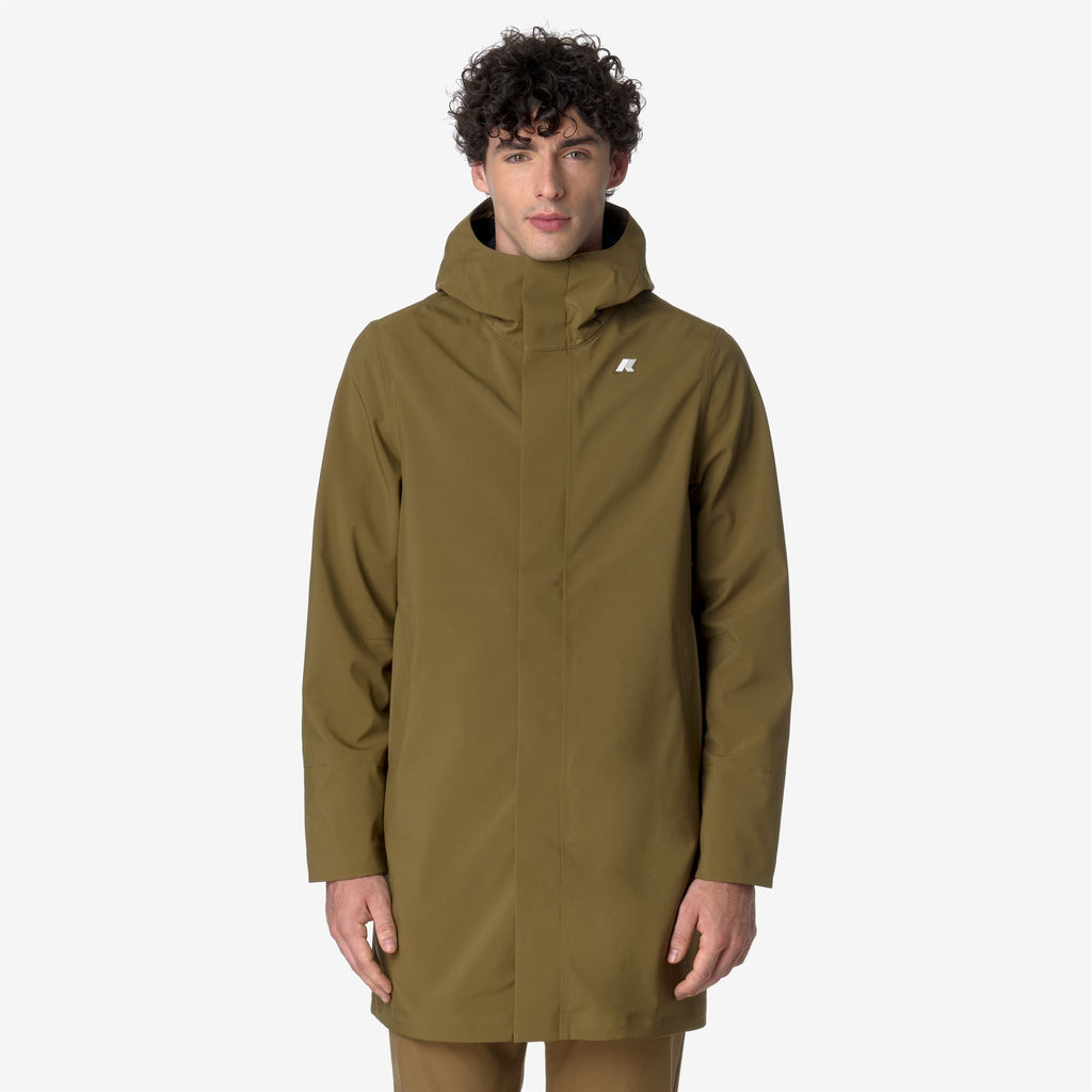 THOMAS BONDED - Jackets - Long - Man - BROWN CORDA-BLUE DEPTH
