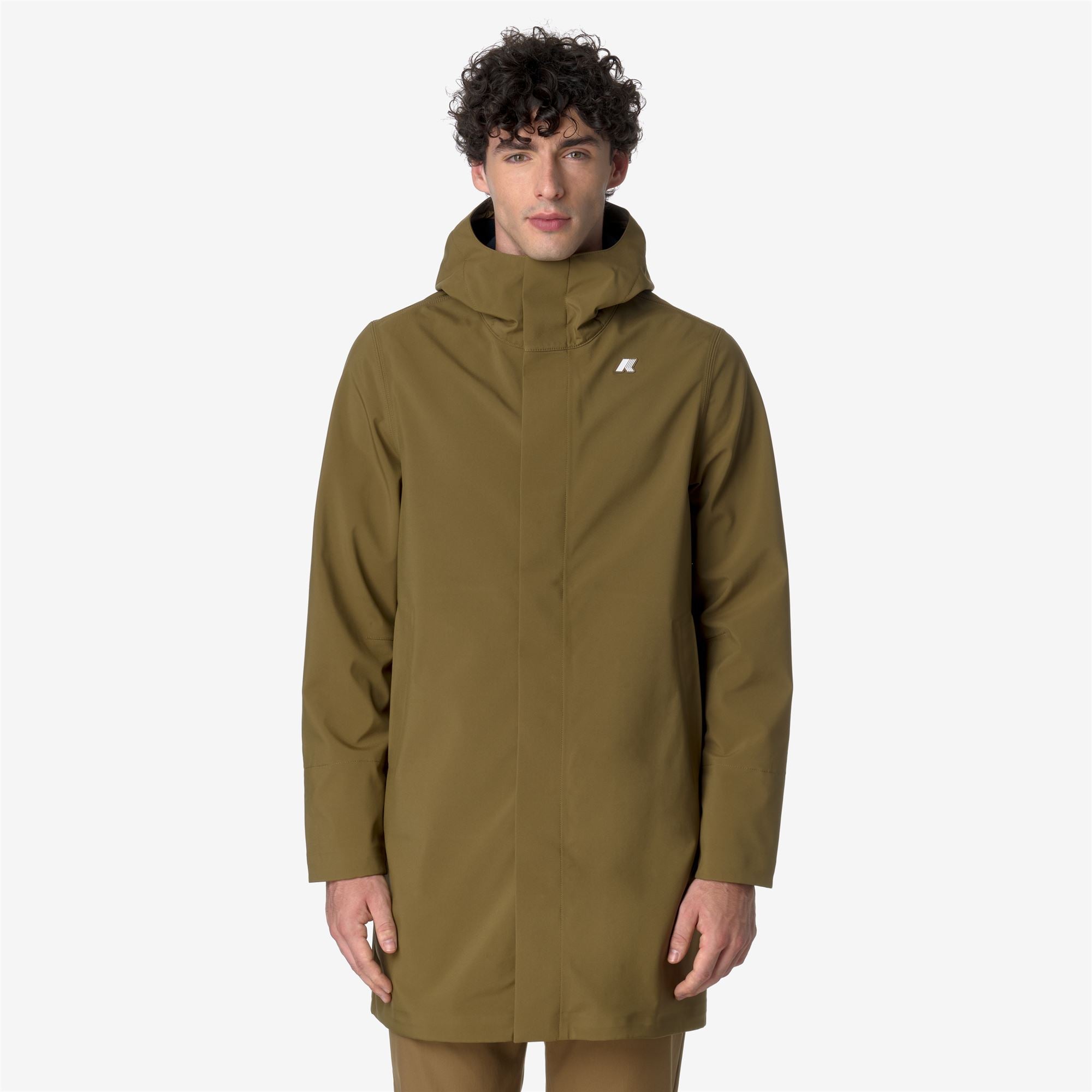 THOMAS BONDED - Jackets - Long - Man - BROWN CORDA-BLUE DEPTH