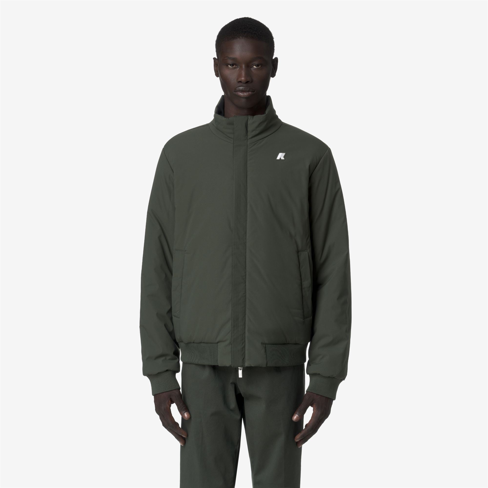 ARSENE ST WARM REVERSIBLE - Jackets - Short - Man - BLACK PURE-GREEN BLACKISH
