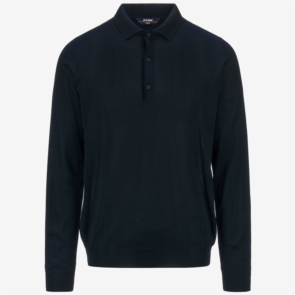 REY WOOL MERINO BLEND - KNITWEAR - Pull Over - Man - BLUE DEPTH